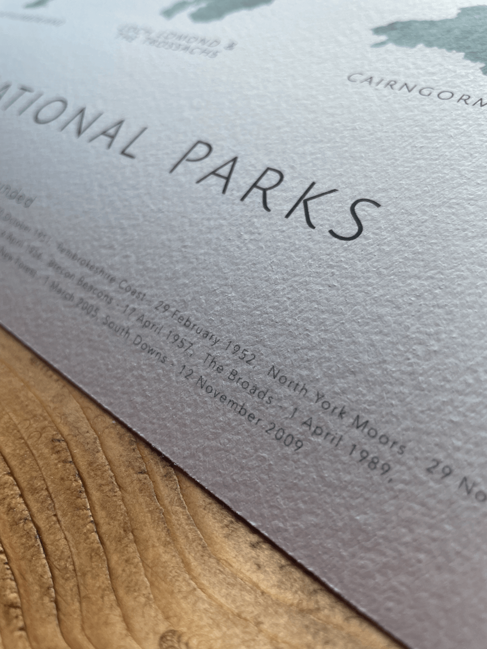UK National Parks - Hahnemühle German Etching Print