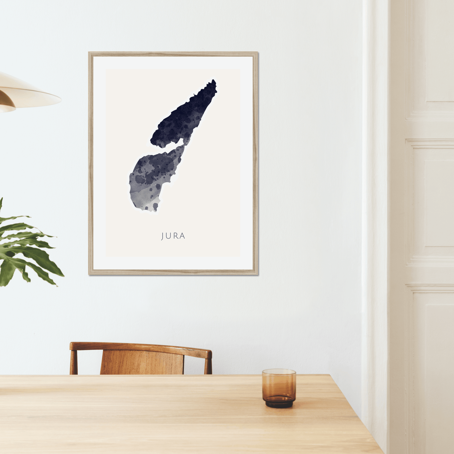 Jura - Framed & Mounted Map