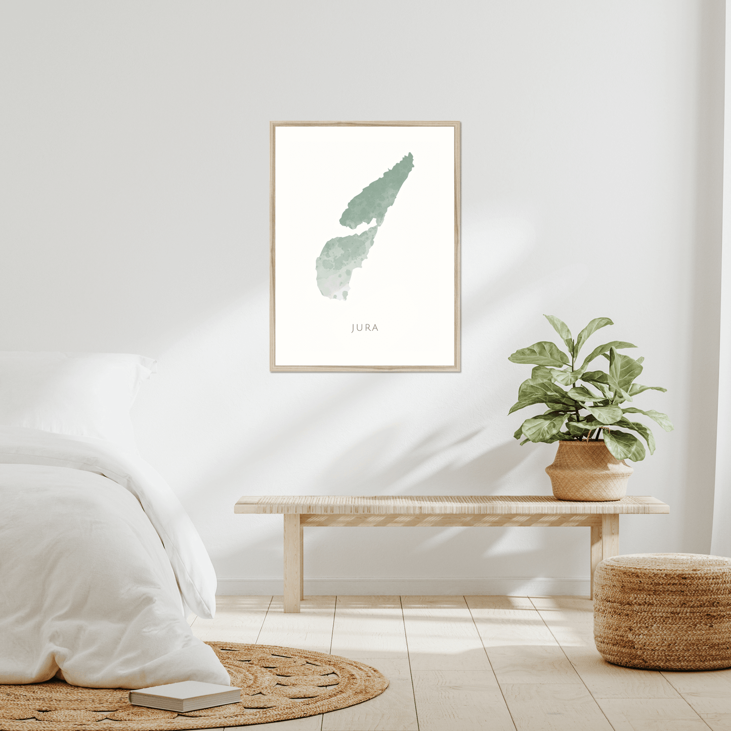 Jura - Framed & Mounted Map