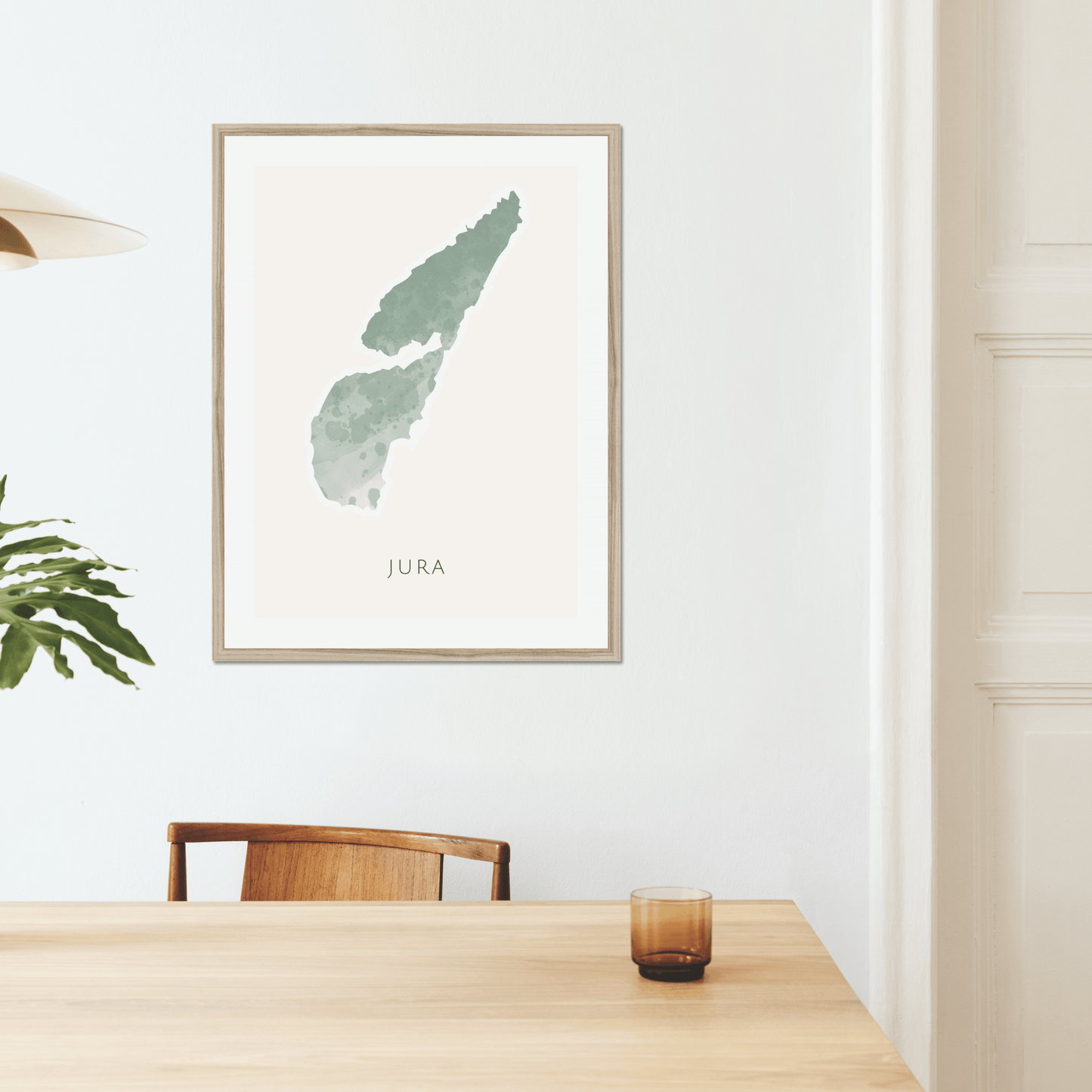 Jura - Framed & Mounted Map