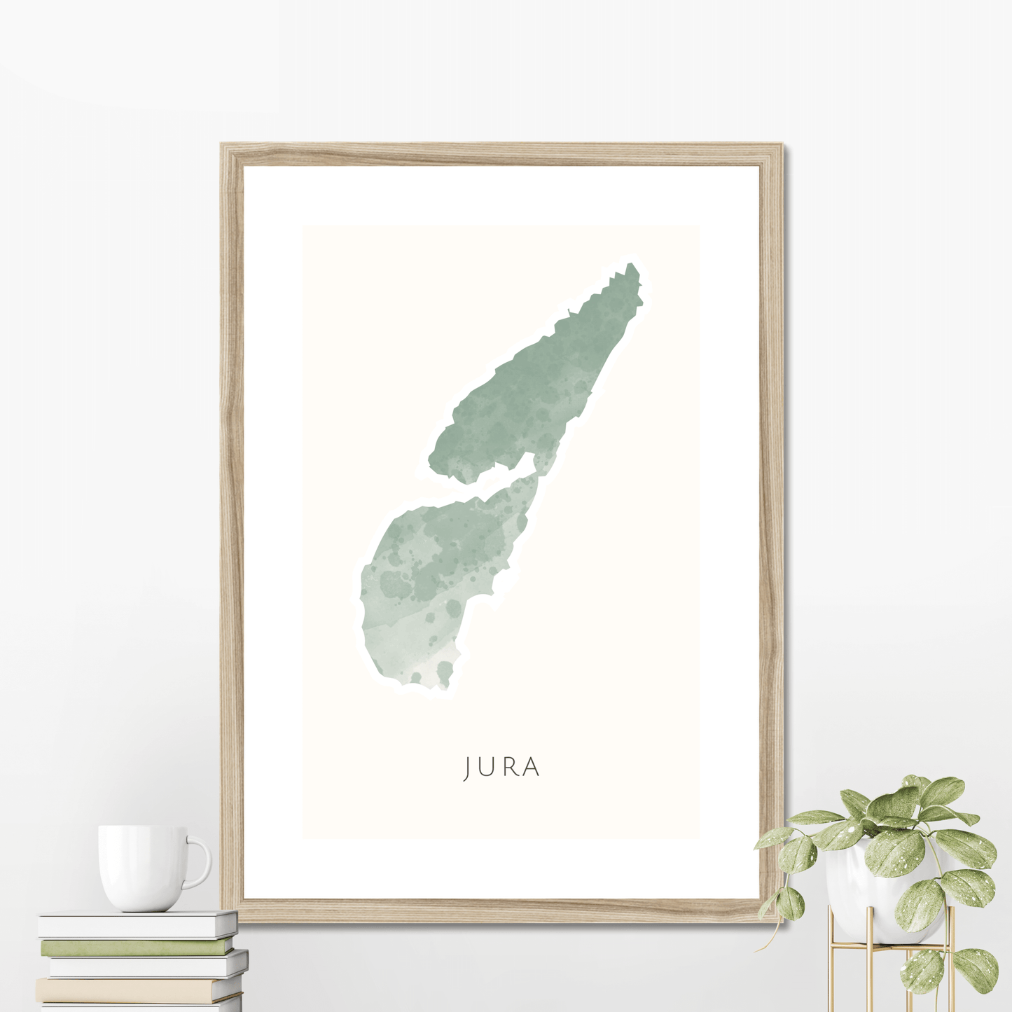 Jura - Framed & Mounted Map