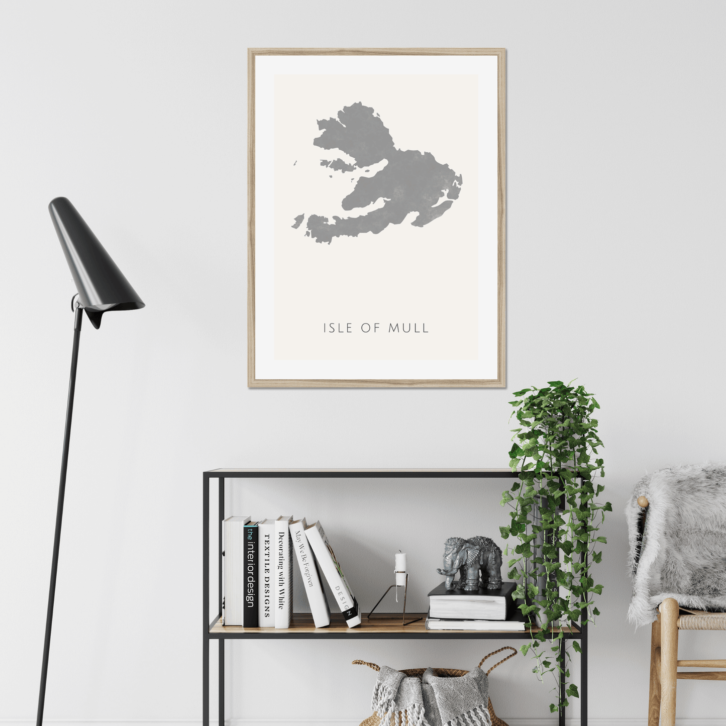 Mull - Framed & Mounted Map