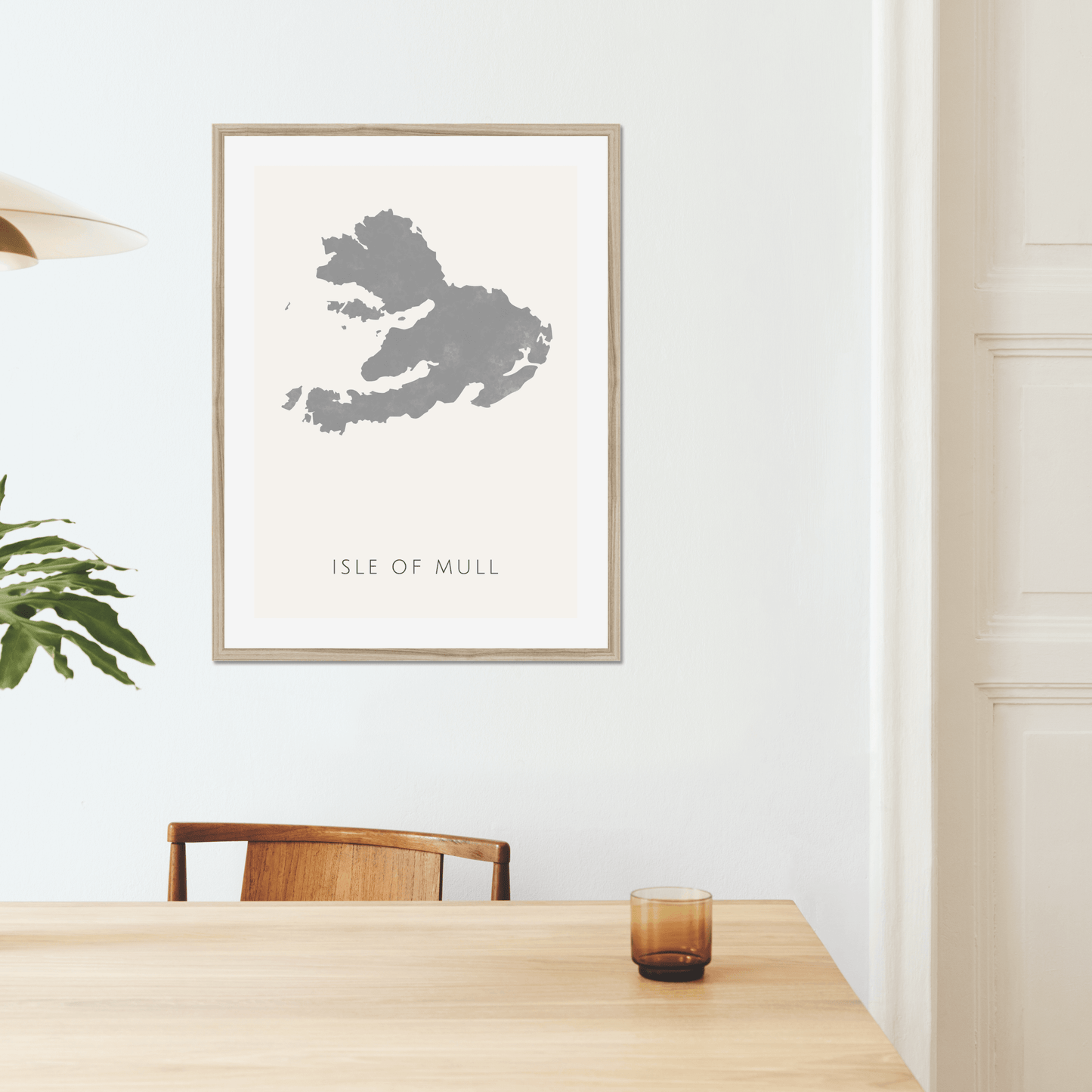 Mull - Framed & Mounted Map