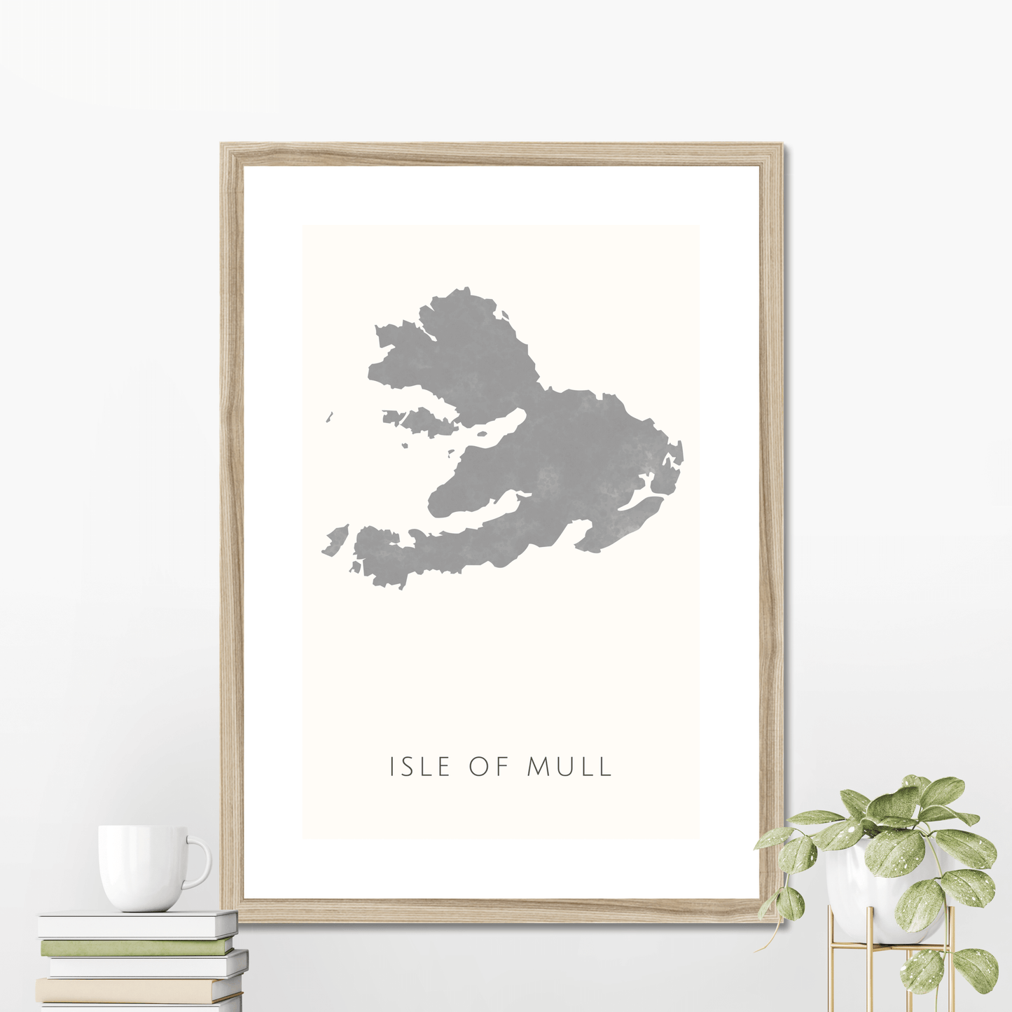 Mull - Framed & Mounted Map