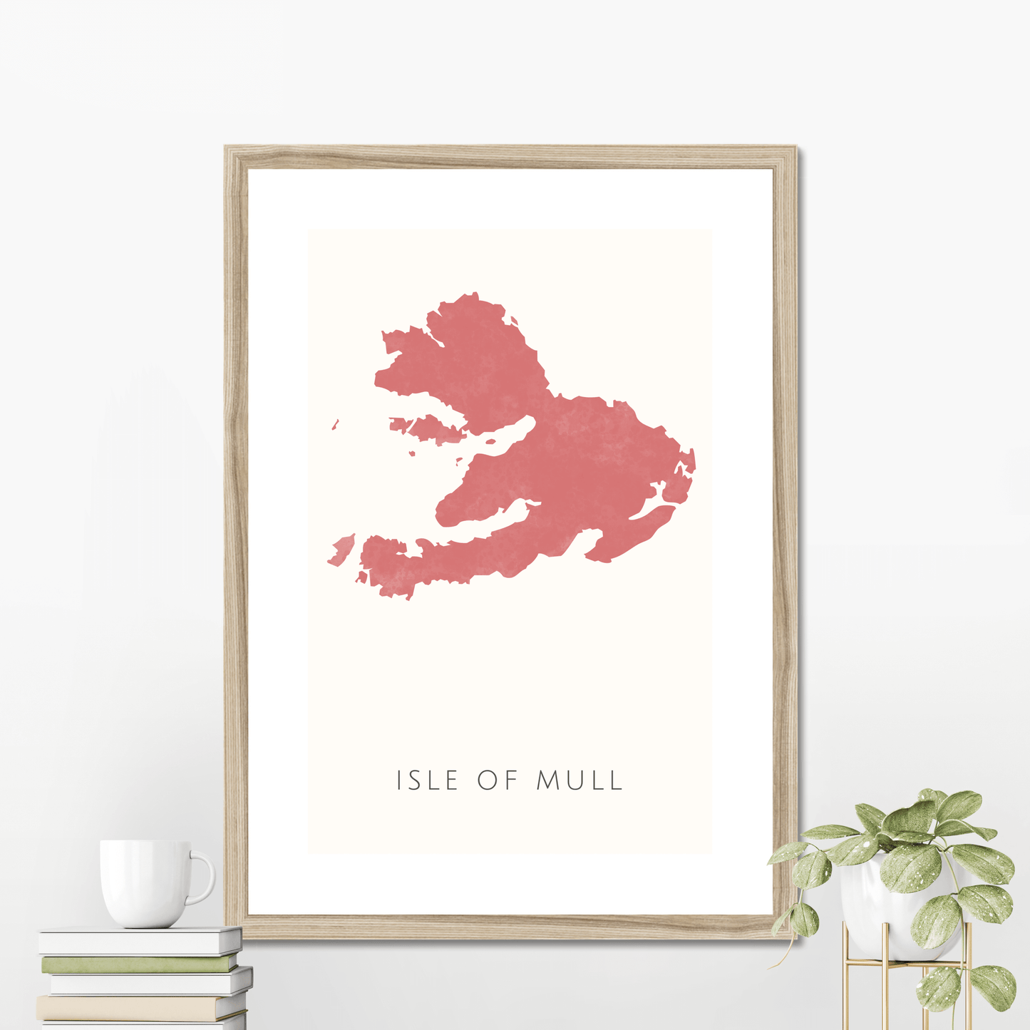 Mull - Framed & Mounted Map