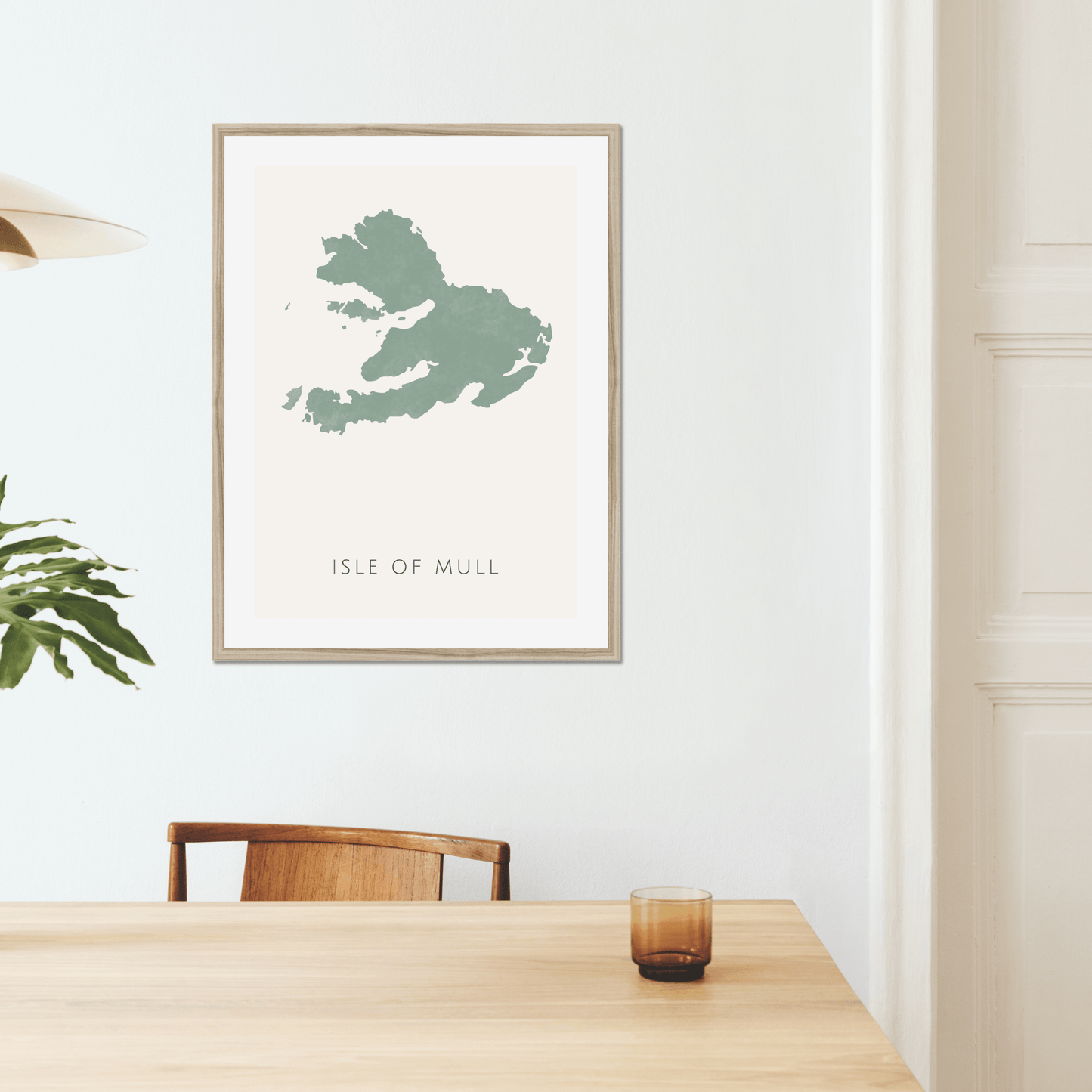 Mull - Framed & Mounted Map