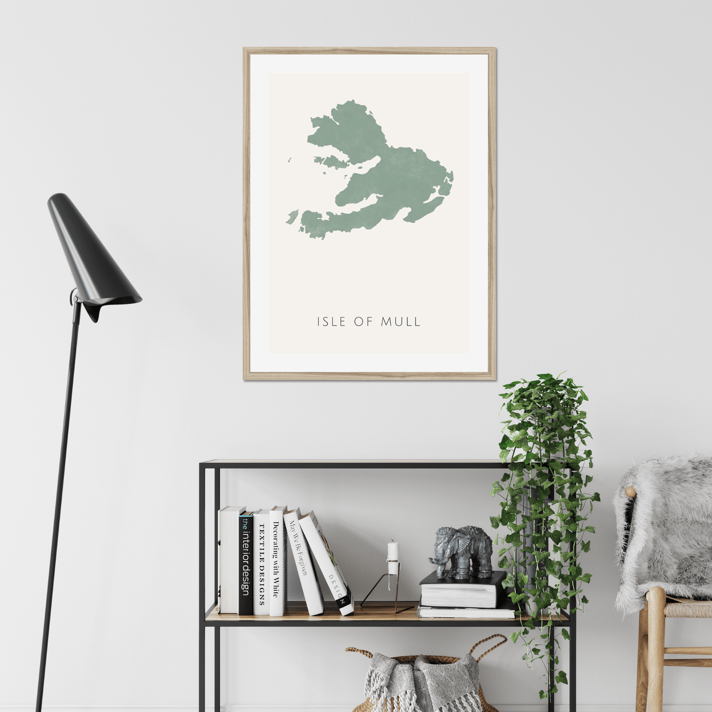 Mull - Framed & Mounted Map