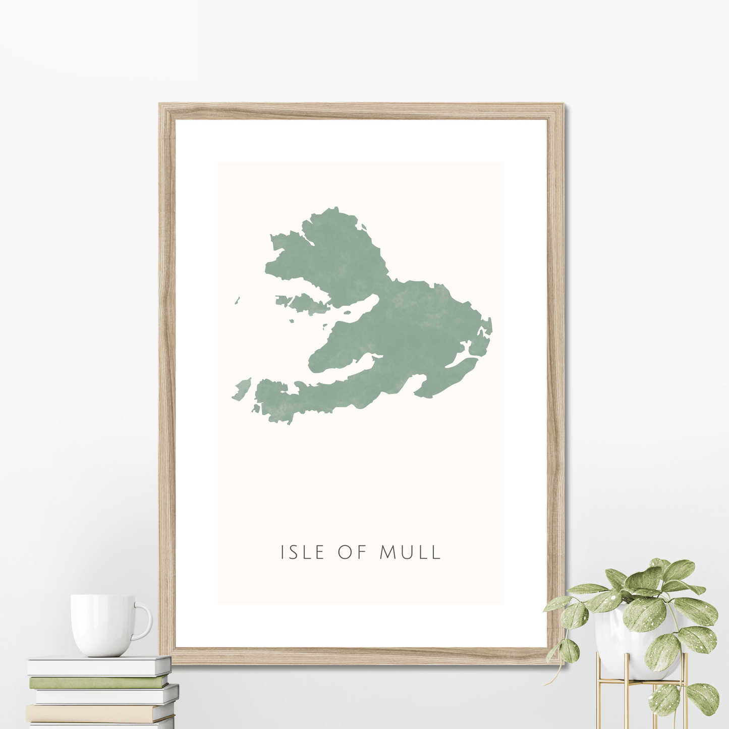 Mull - Framed & Mounted Map