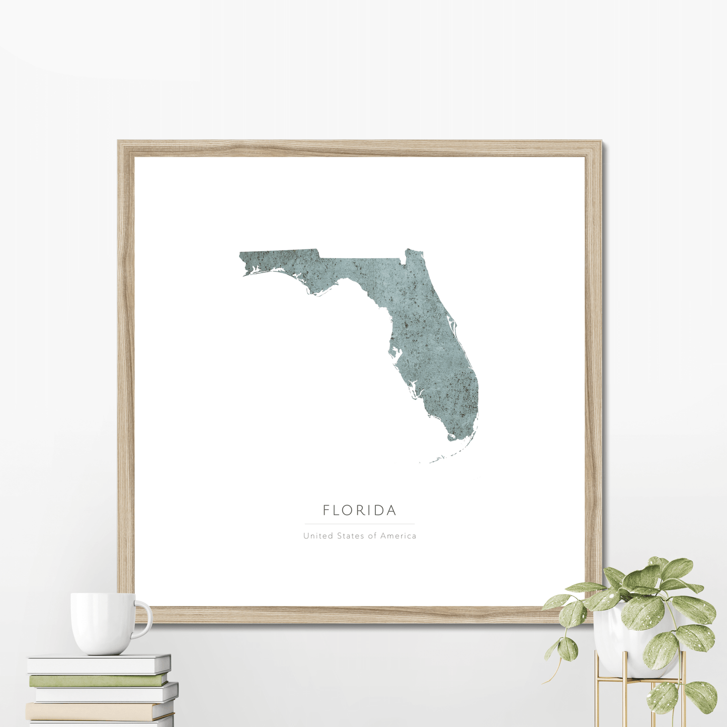Florida - Framed & Mounted Map