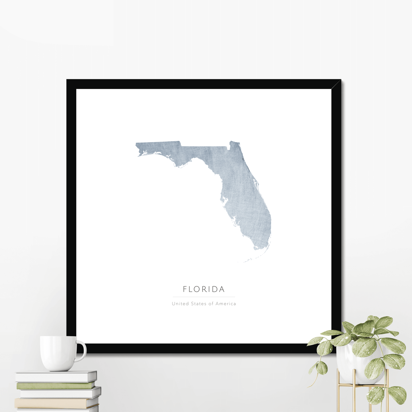 Florida - Framed & Mounted Map