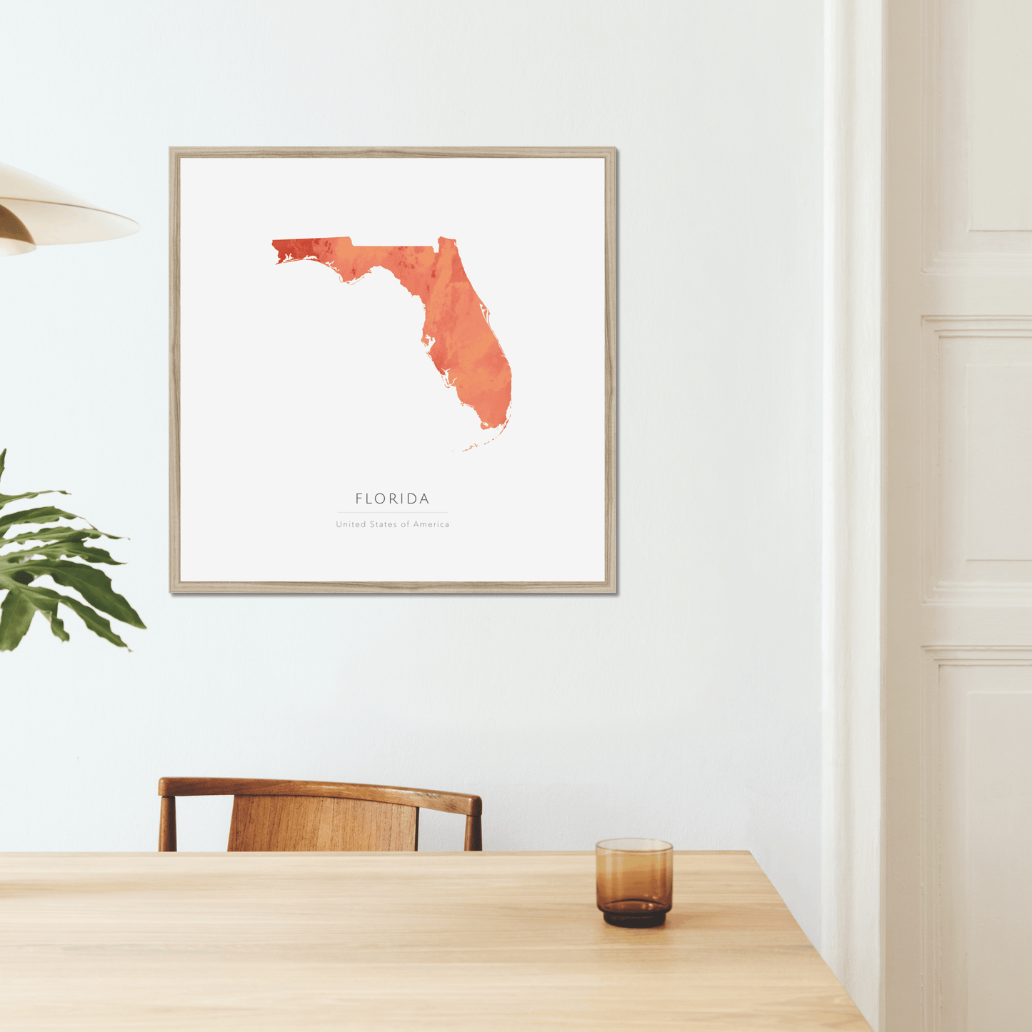 Florida - Framed & Mounted Map