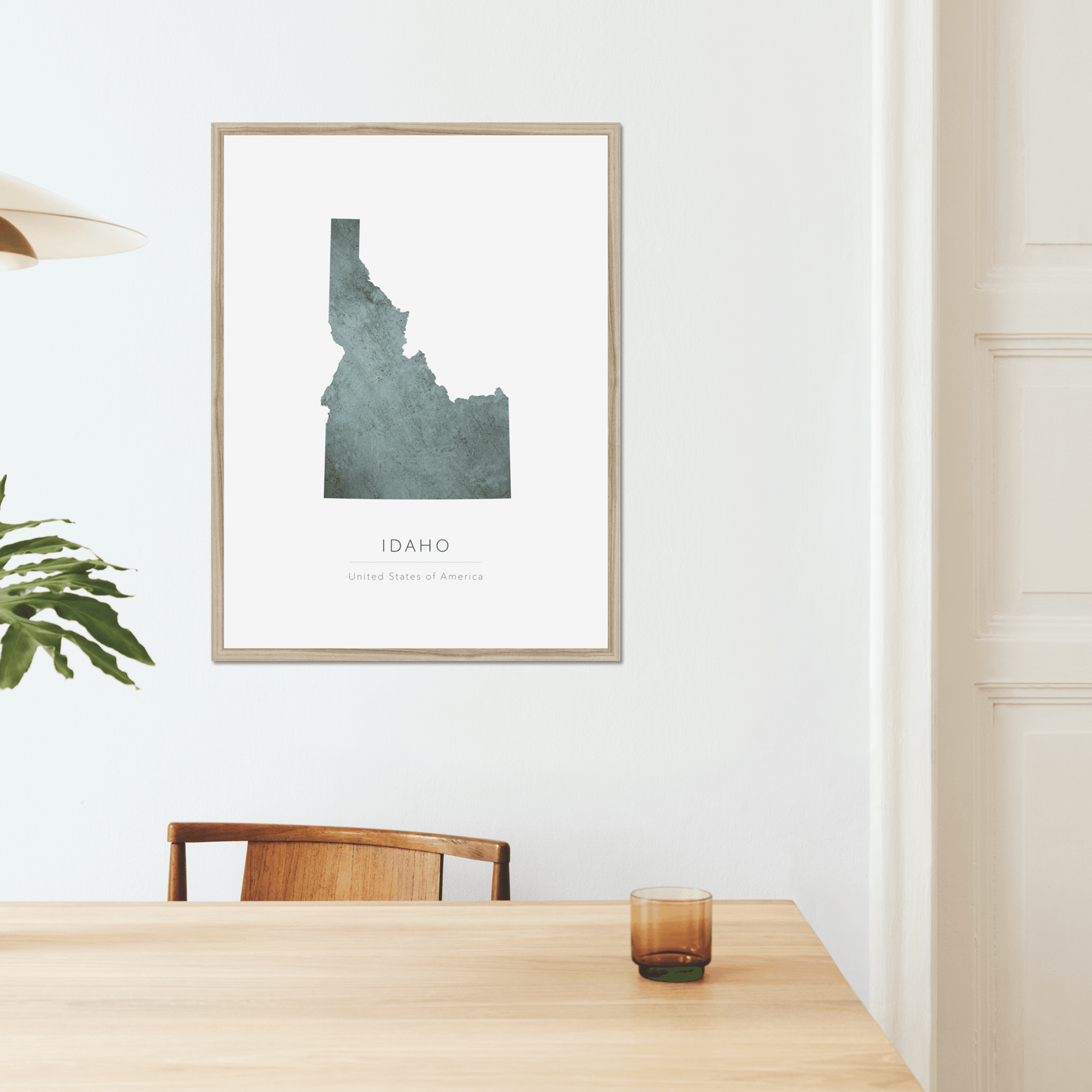 Idaho - Framed & Mounted Map