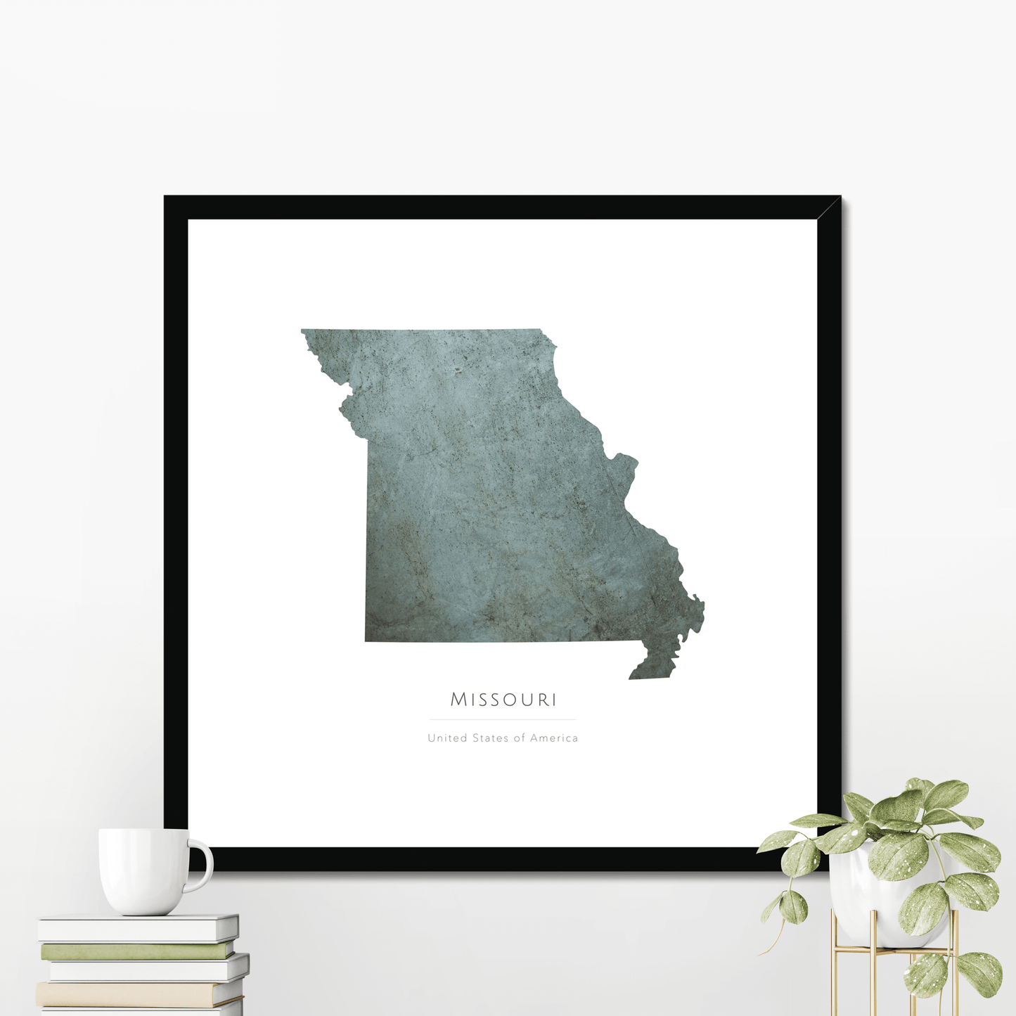 Missouri - Framed & Mounted Map
