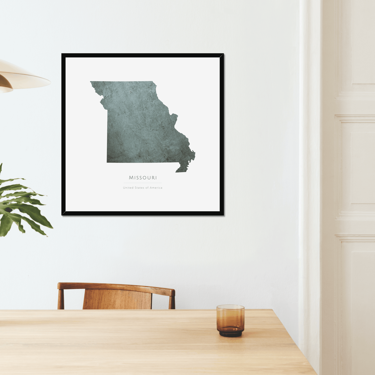 Missouri - Framed & Mounted Map