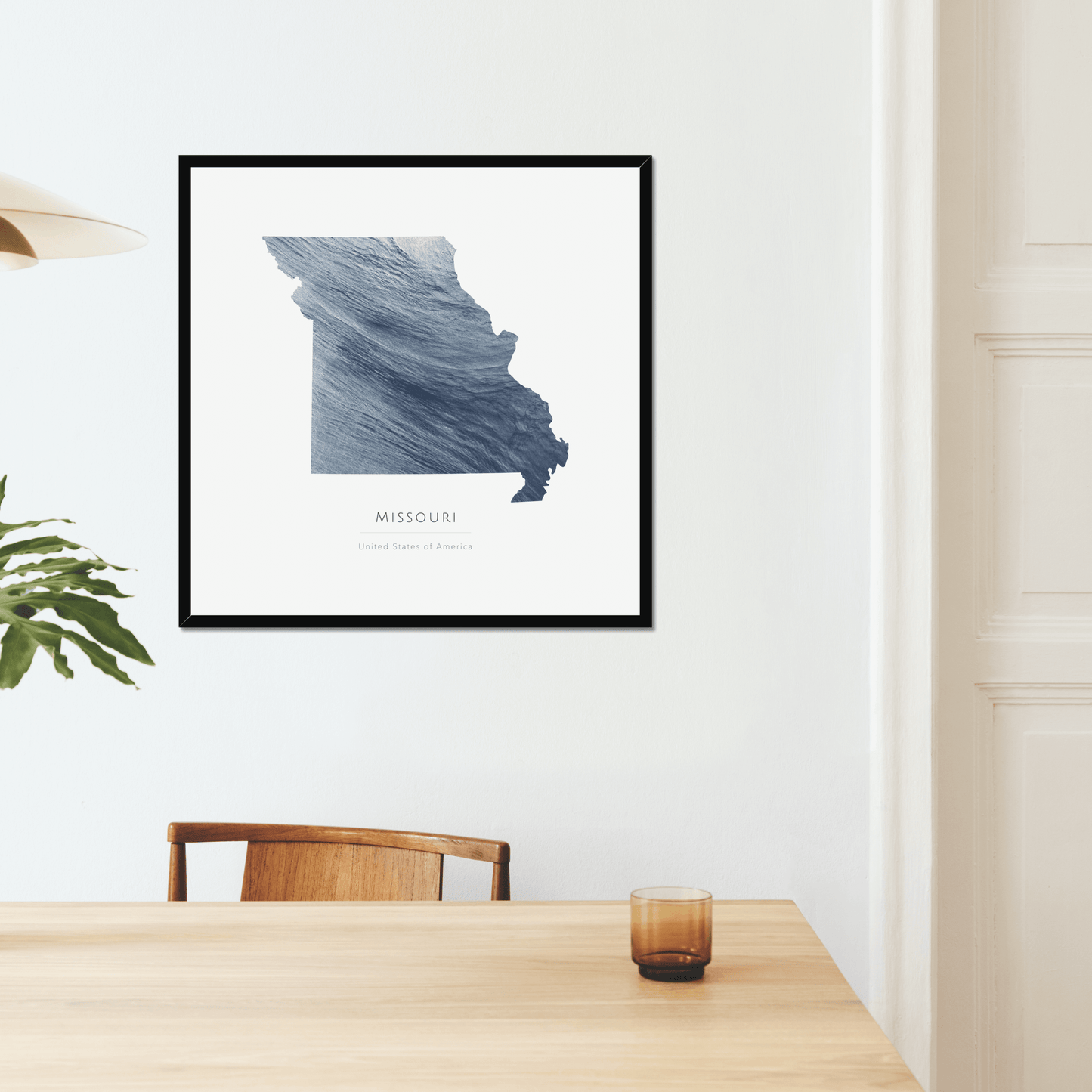 Missouri - Framed & Mounted Map