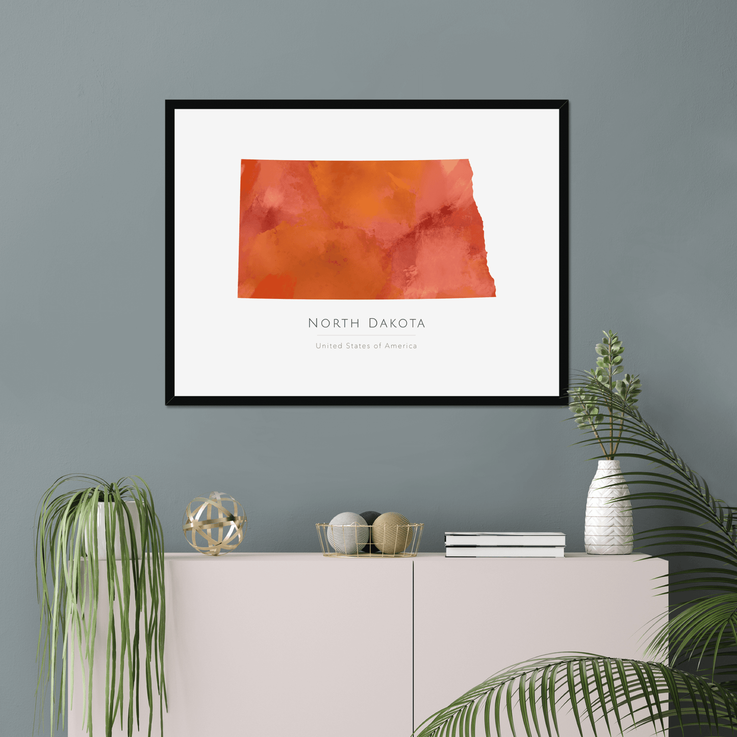 North Dakota - Fine Art Print