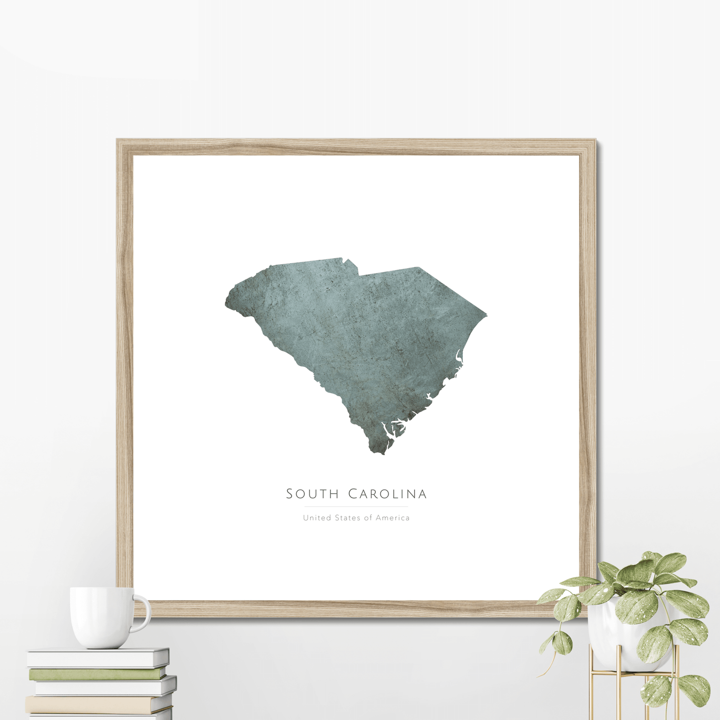 South Carolina - Framed & Mounted Map