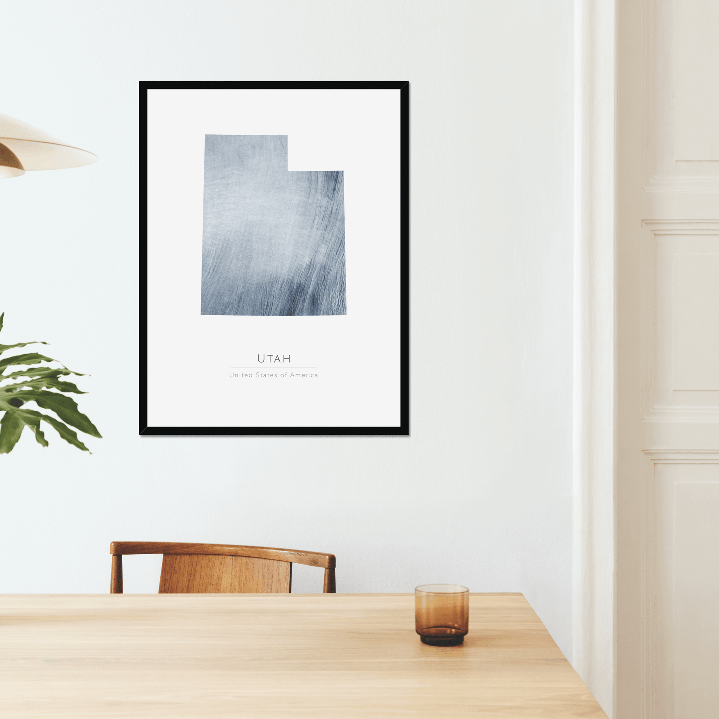Utah - Framed & Mounted Map