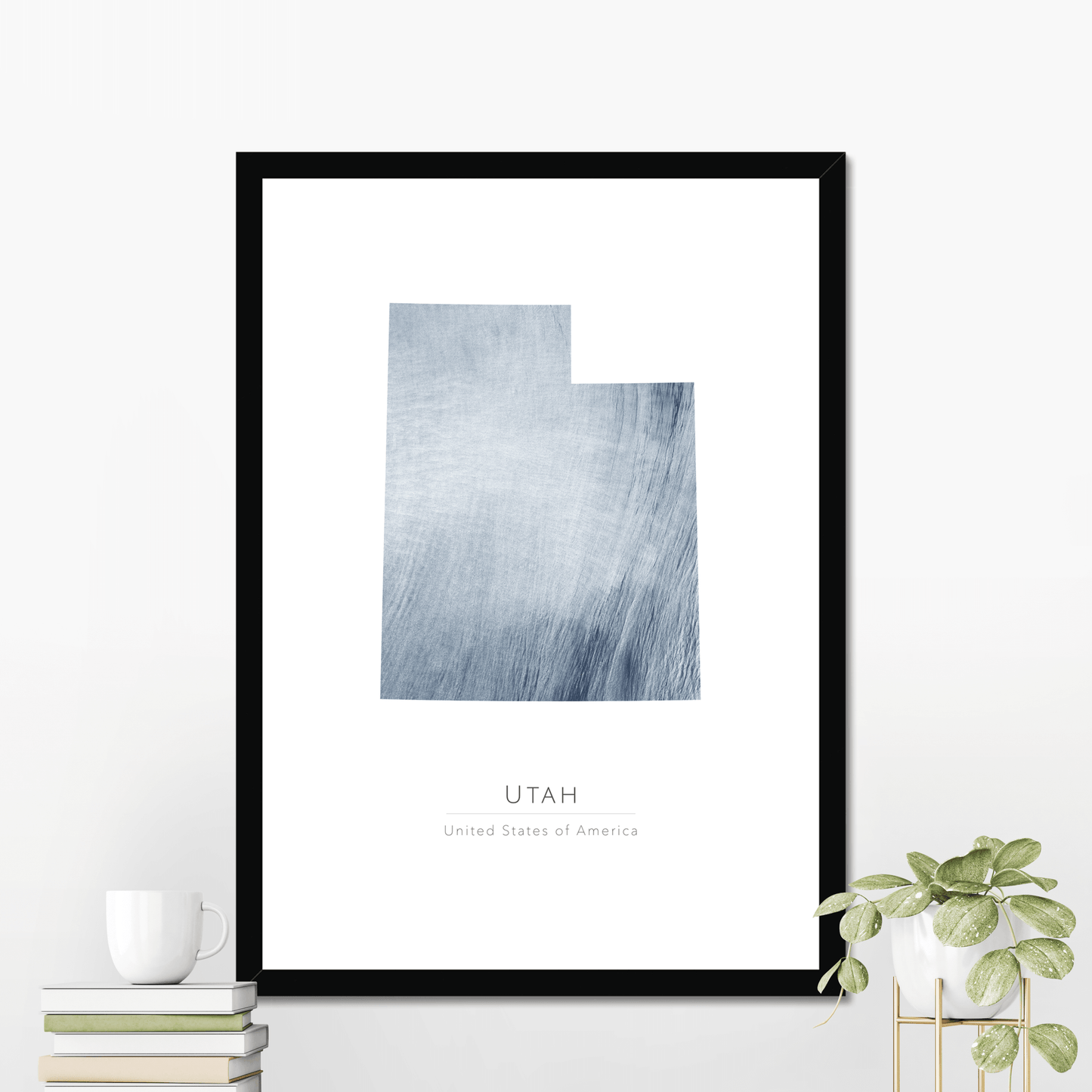 Utah - Framed & Mounted Map
