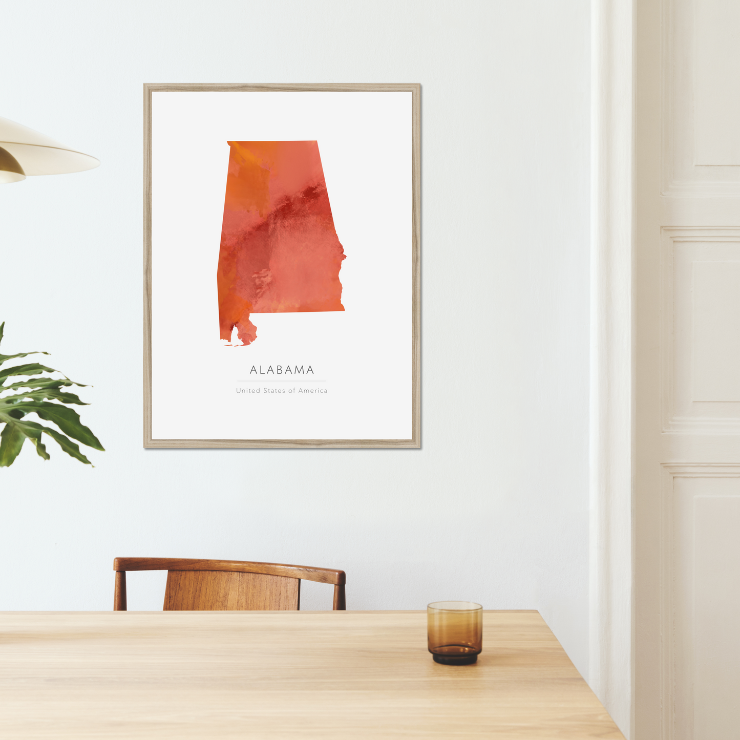 Alabama - Fine Art Map