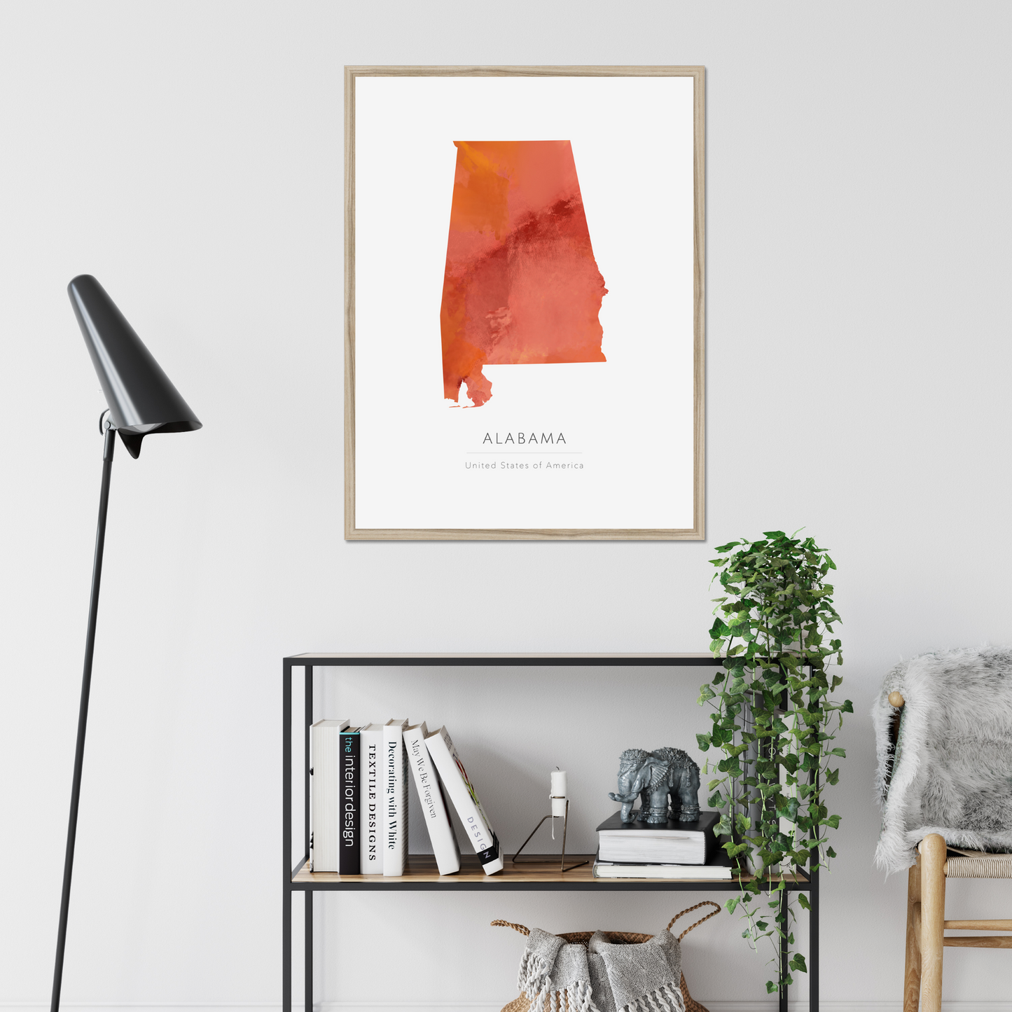 Alabama - Fine Art Map