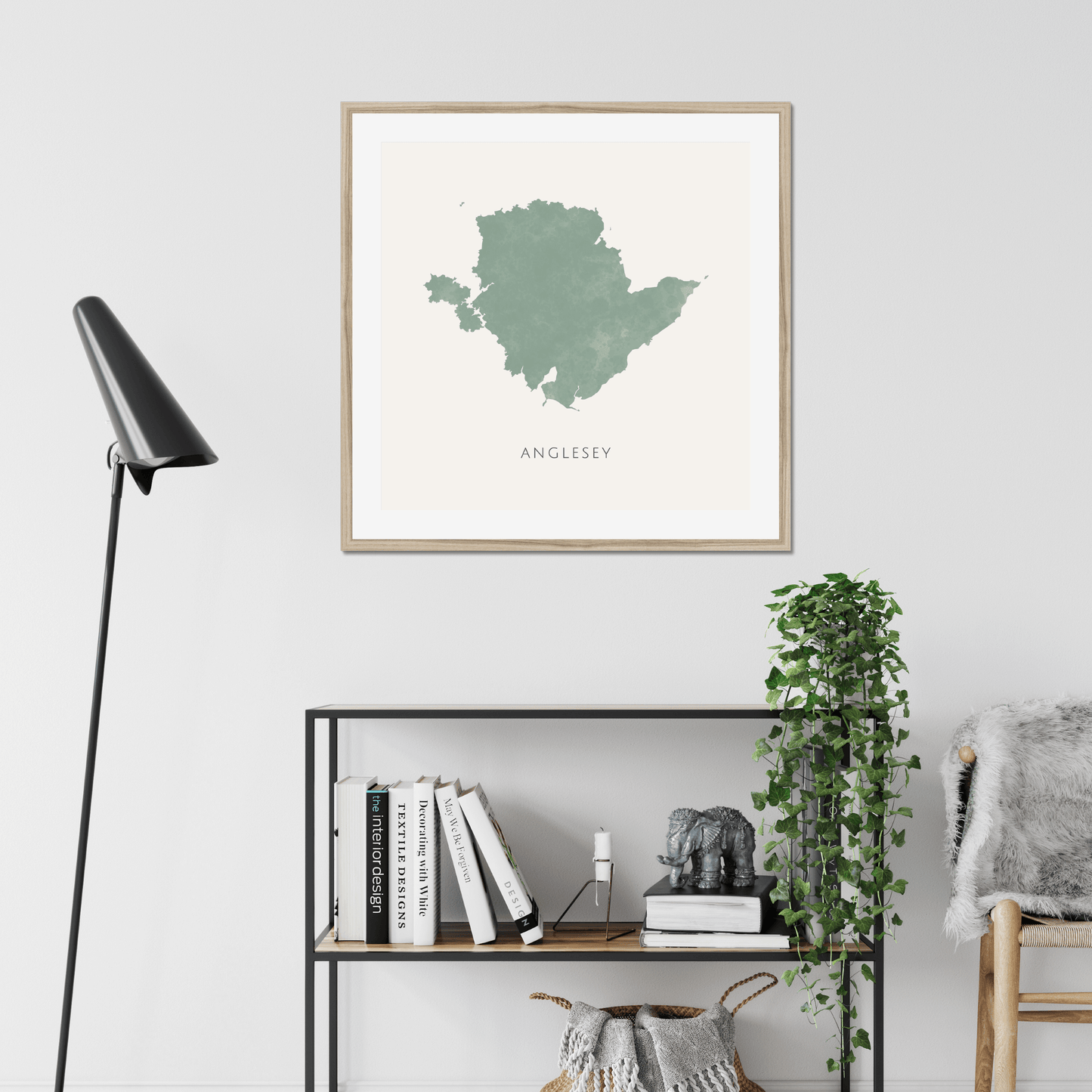 Anglesey - Framed & Mounted Map