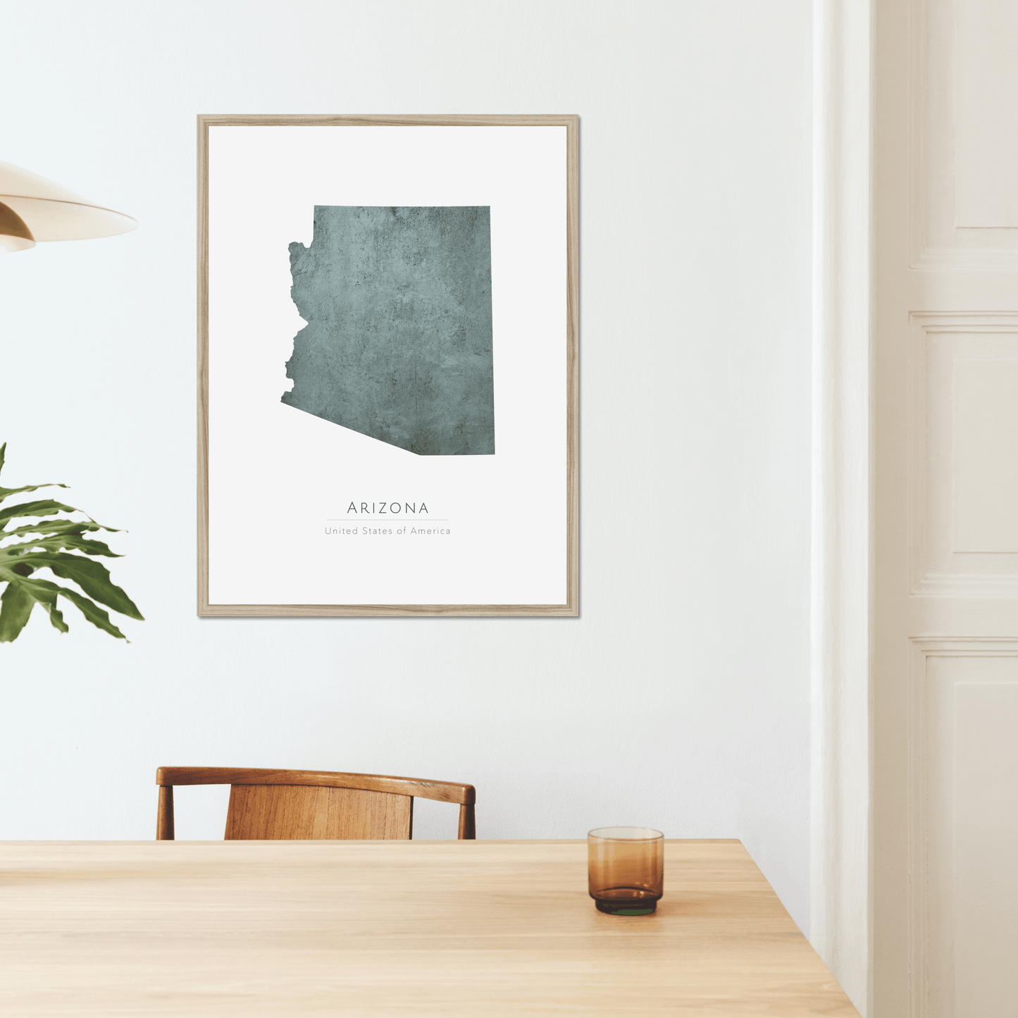 Arizona - Framed & Mounted Map