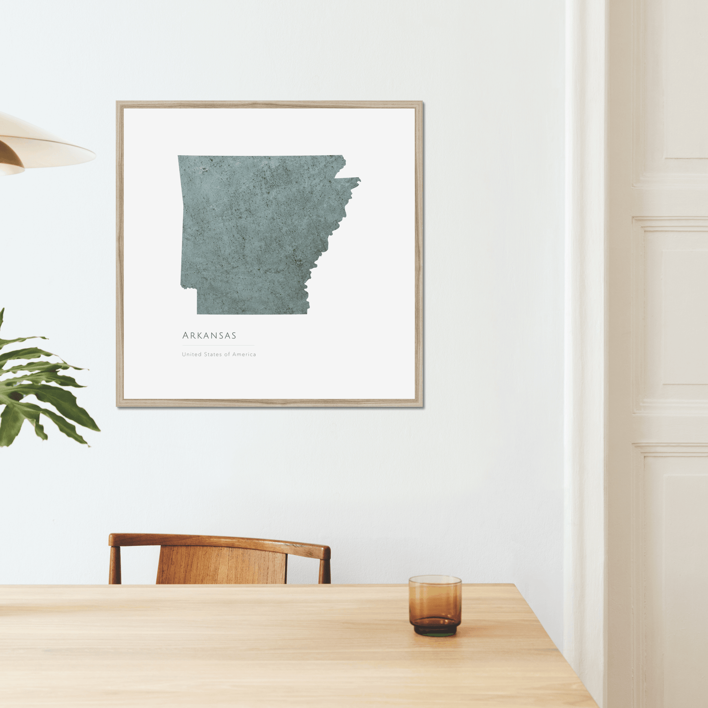 Arkansas - Framed & Mounted Map