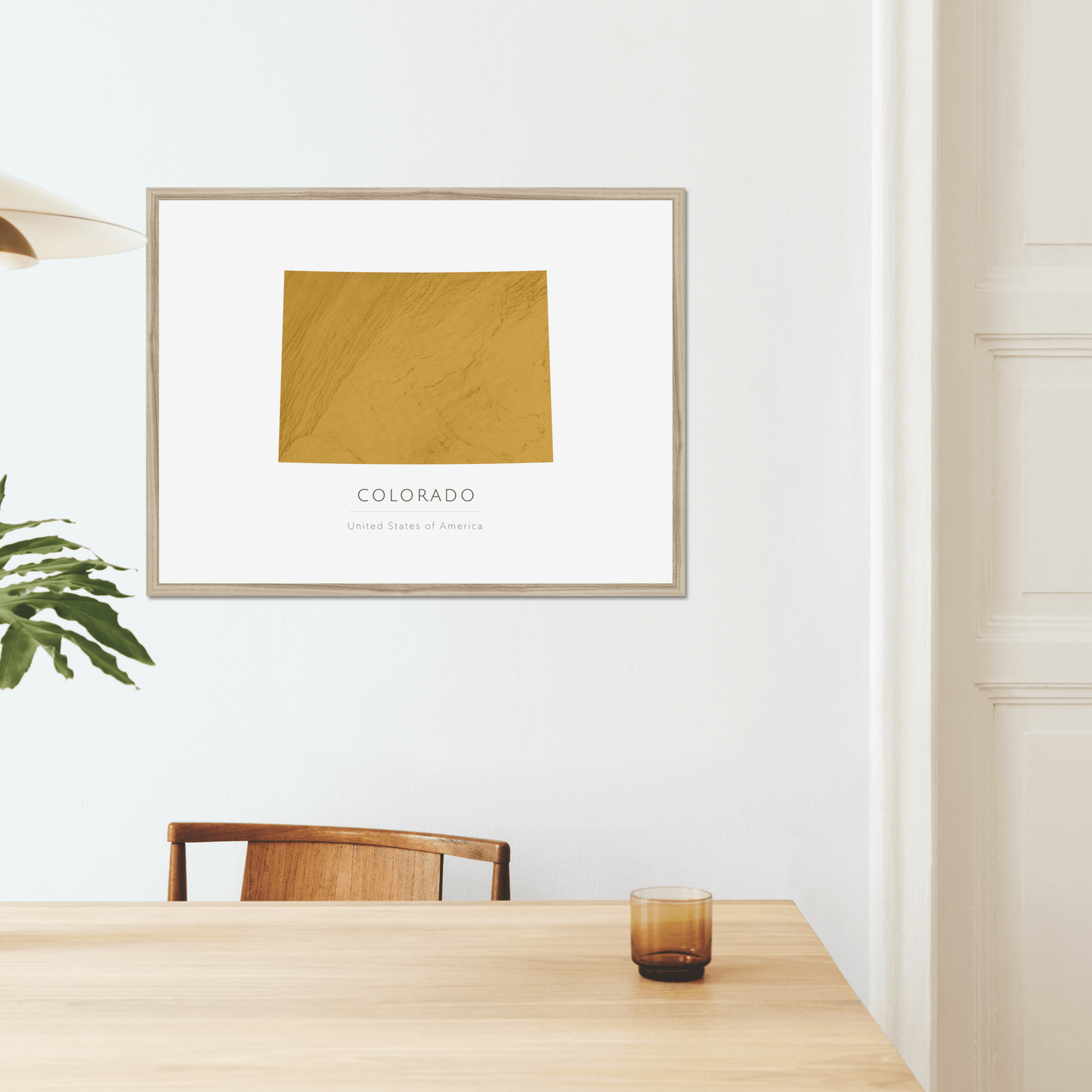 Colorado - Framed & Mounted Map