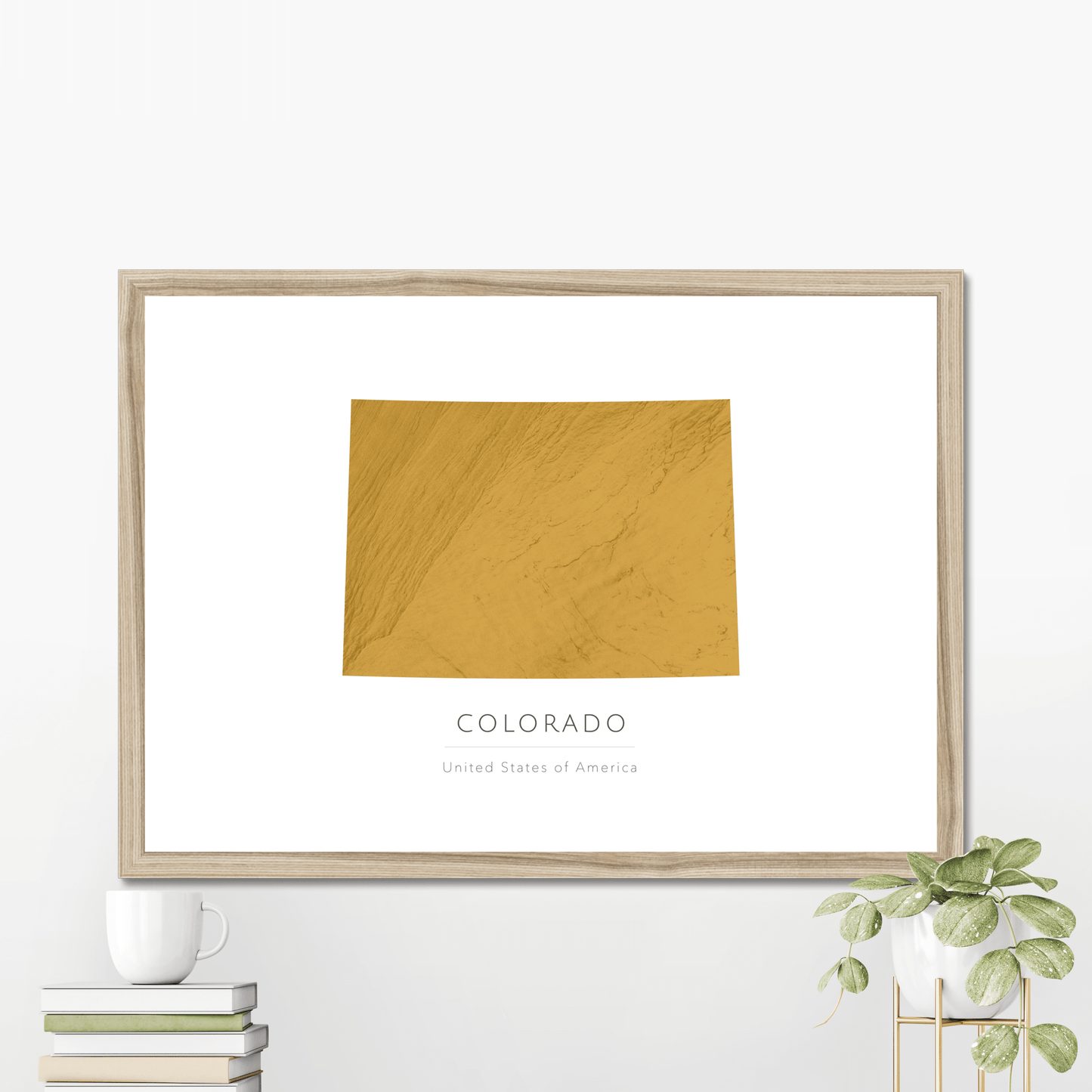 Colorado - Framed & Mounted Map