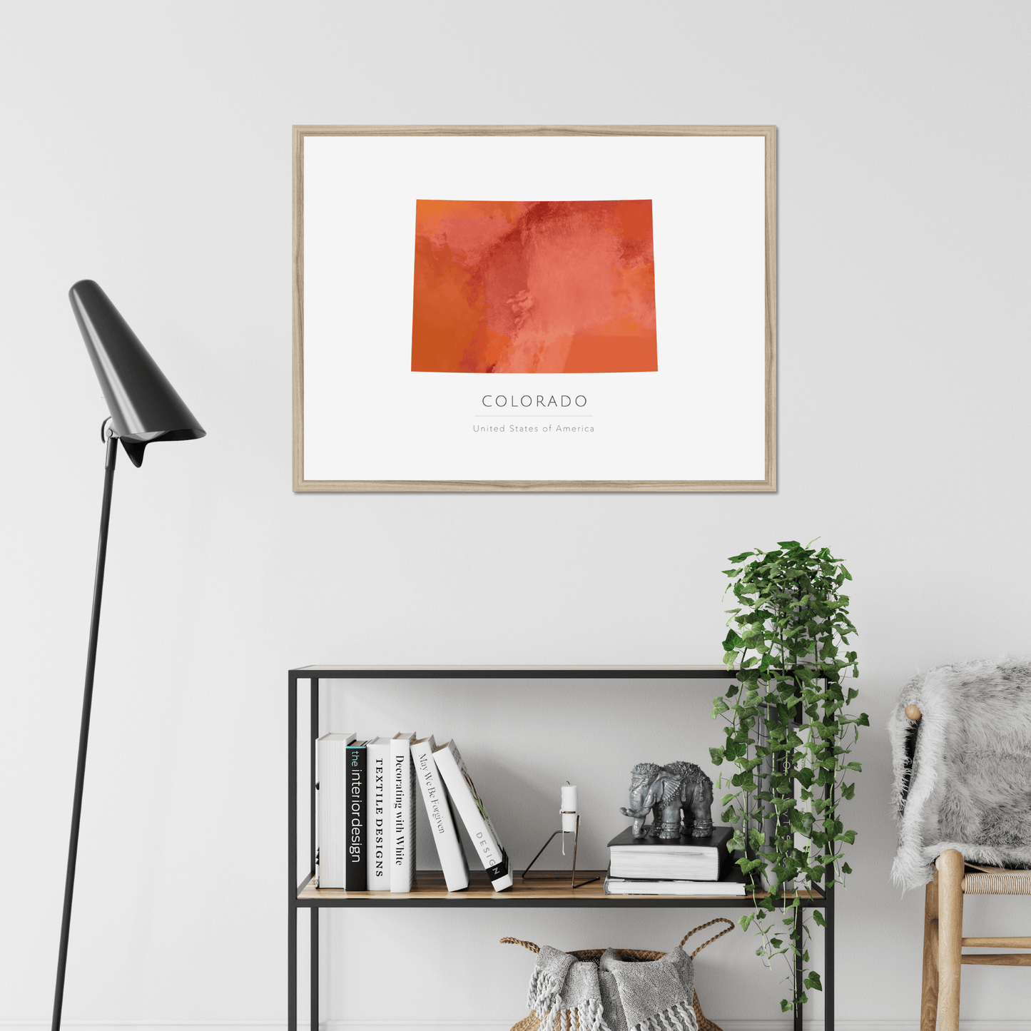 Colorado - Framed & Mounted Map