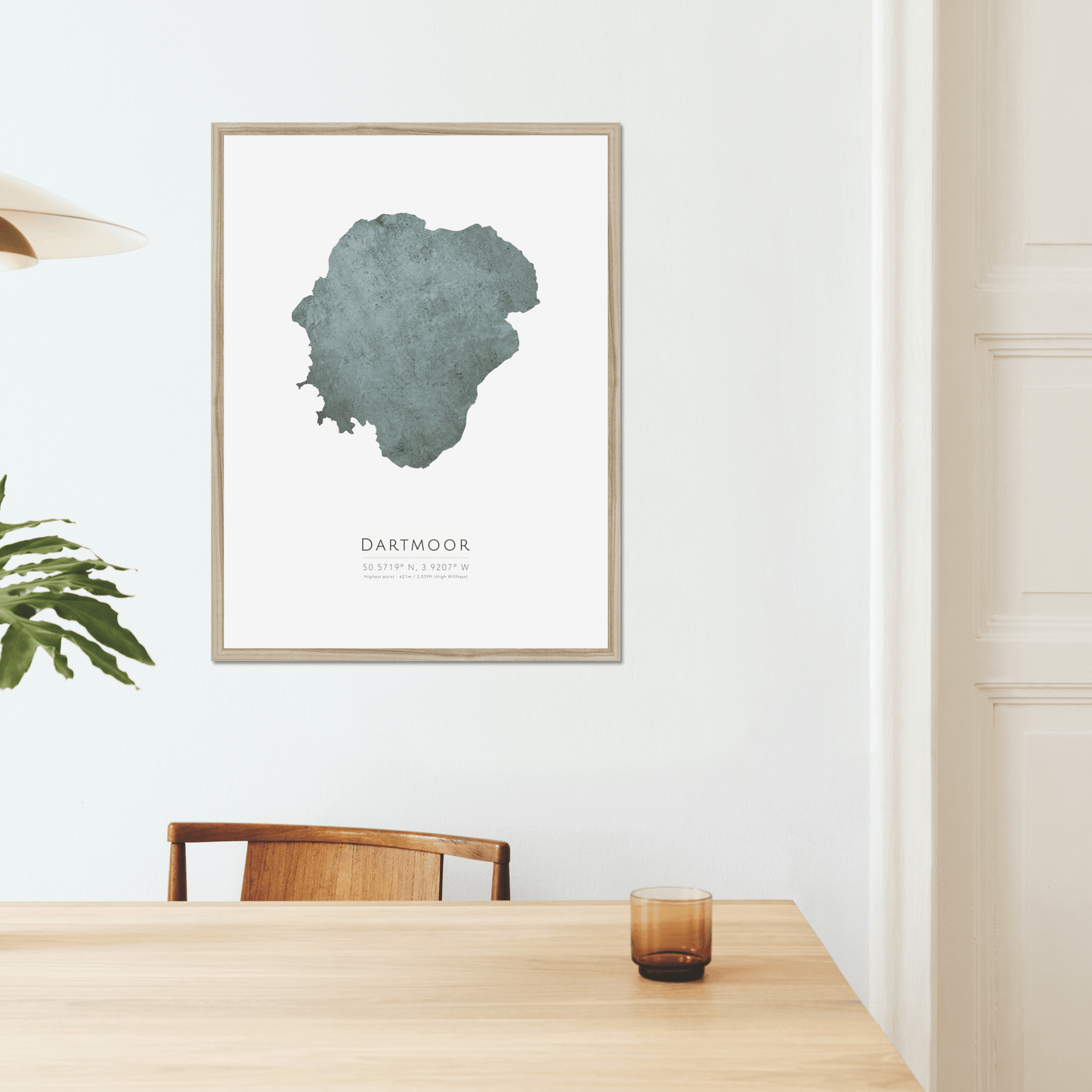 Map of Dartmoor - Fine Art Print