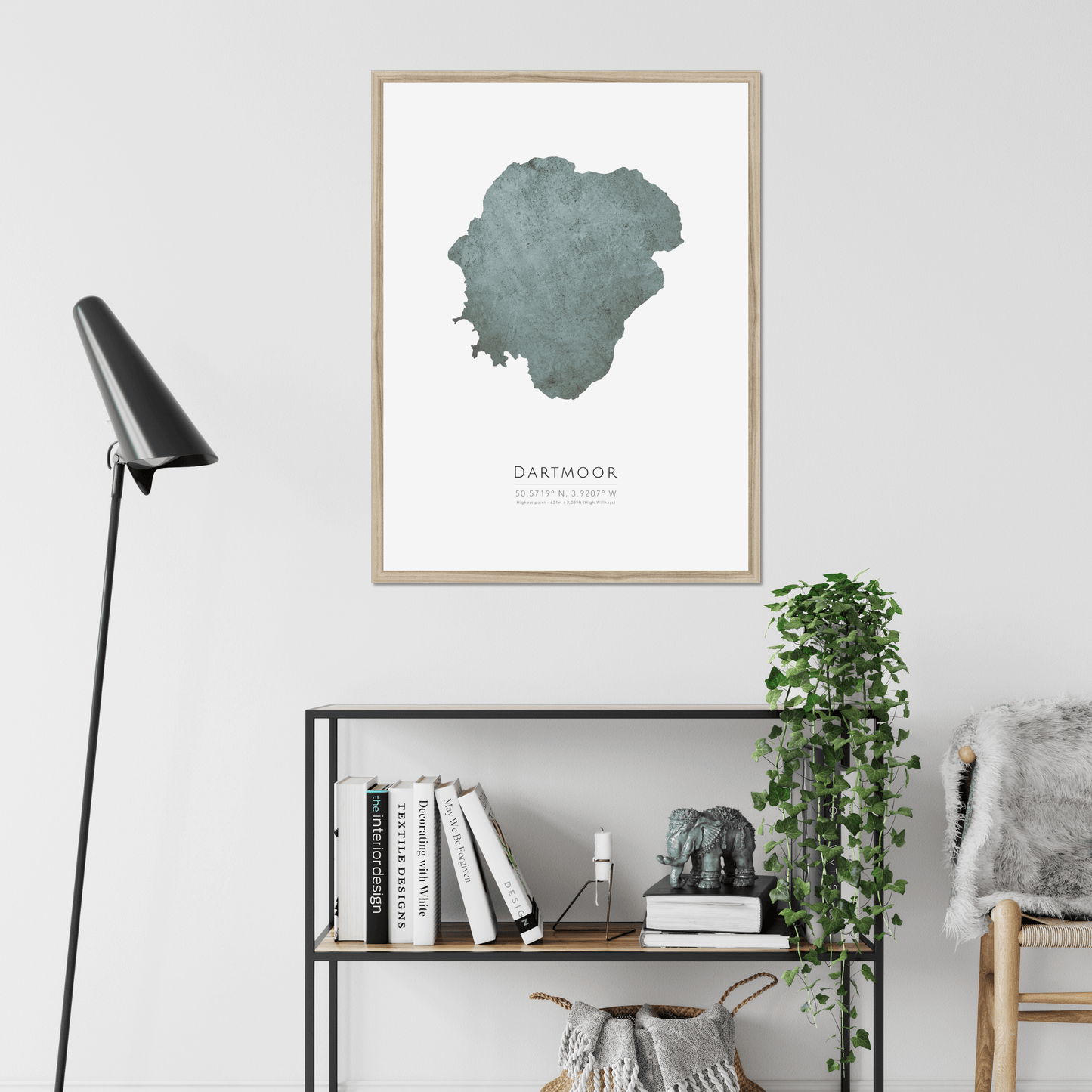 Map of Dartmoor - Fine Art Print