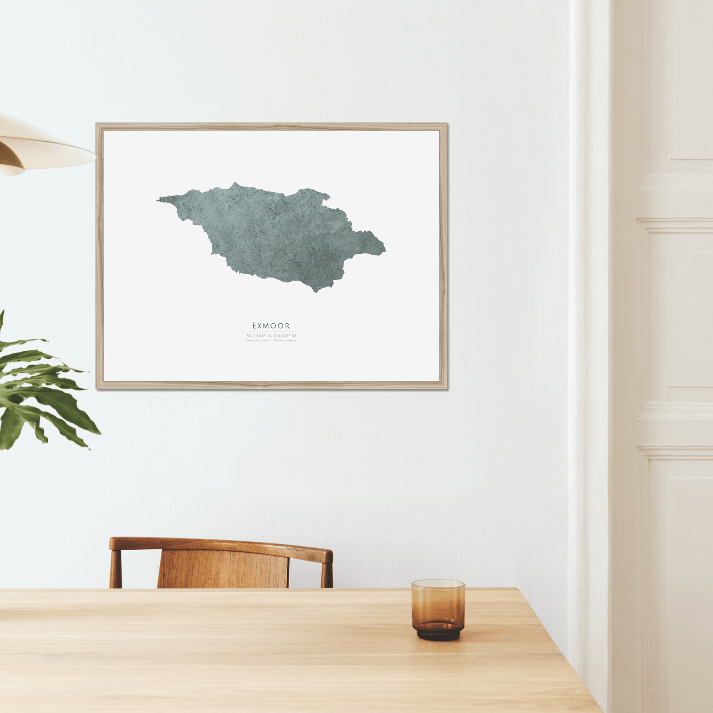 Map of Exmoor - Fine Art Print