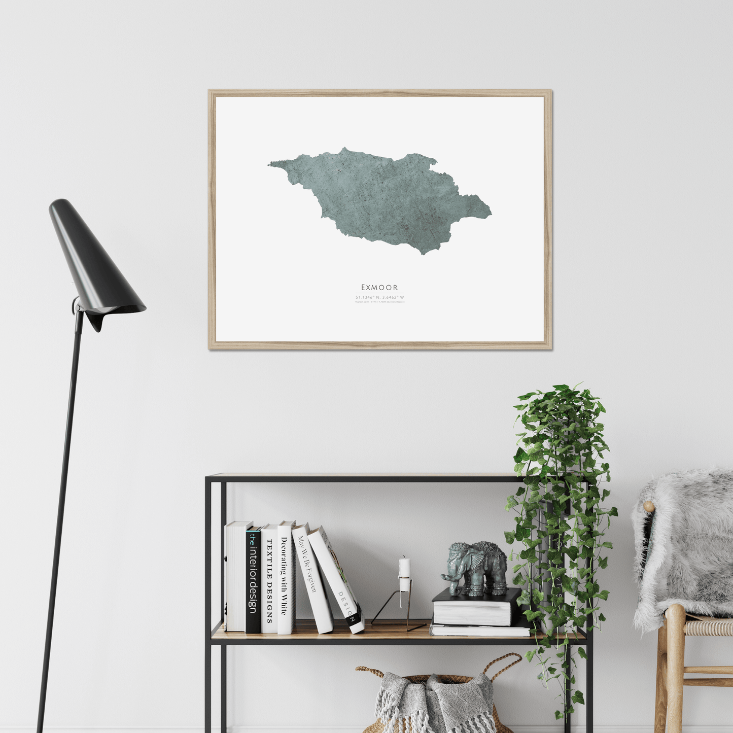 Map of Exmoor - Fine Art Print