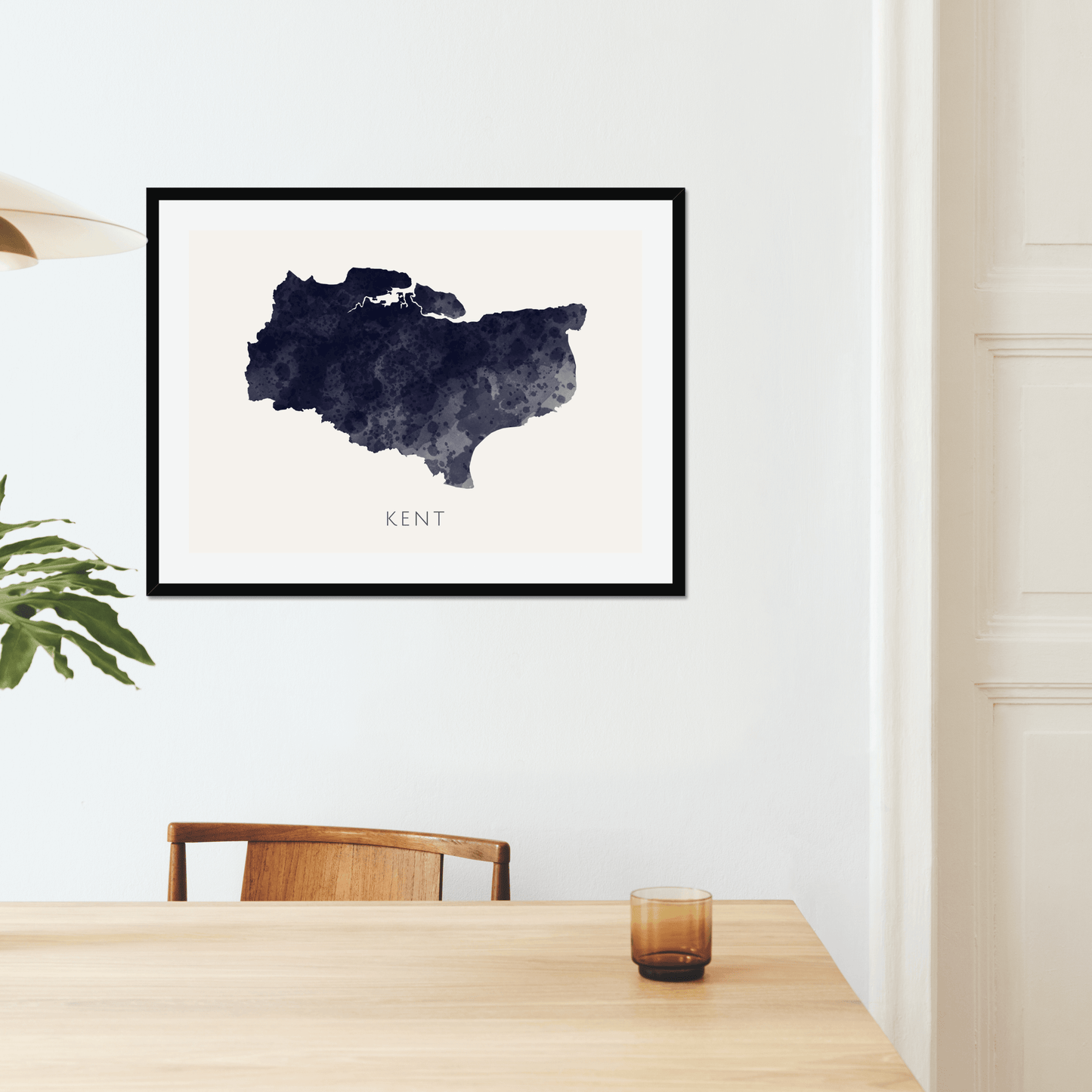 Kent - Framed & Mounted Map