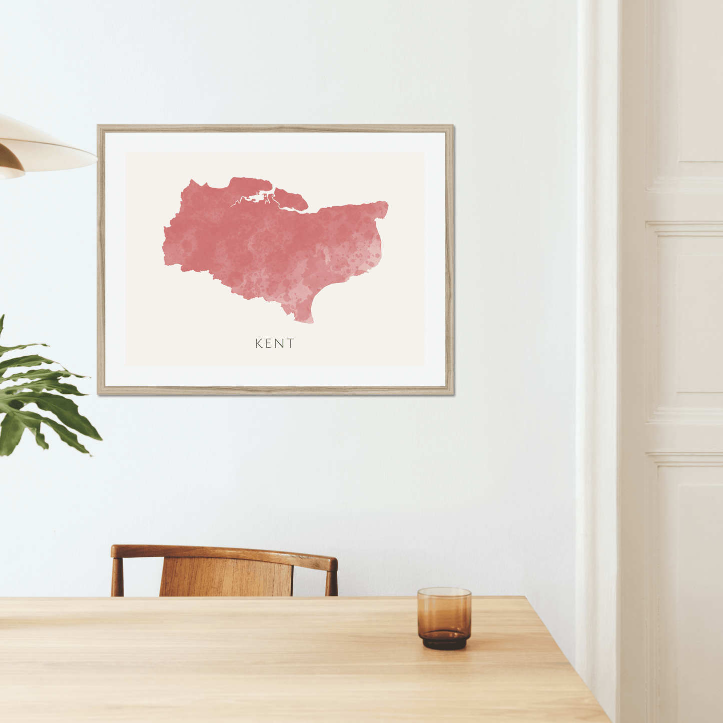 Kent - Framed & Mounted Map