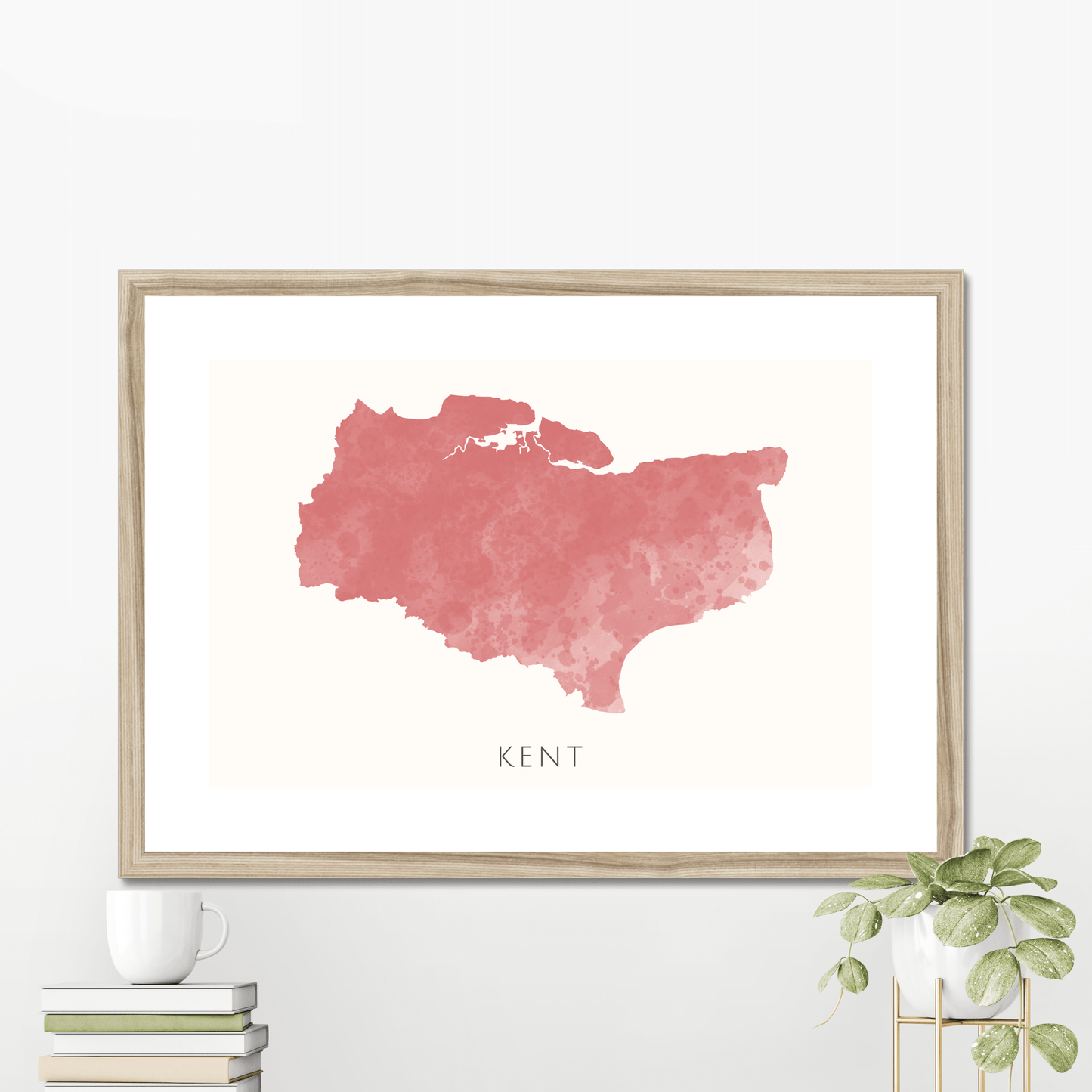 Kent - Framed & Mounted Map