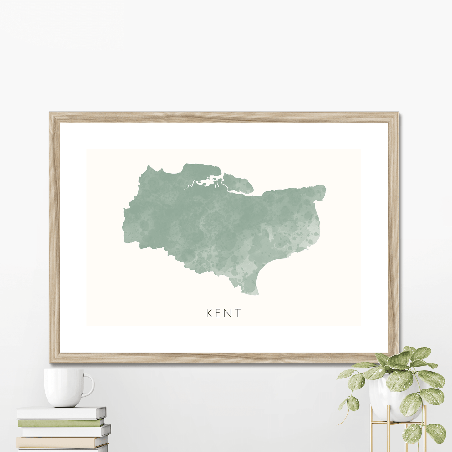 Kent - Framed & Mounted Map