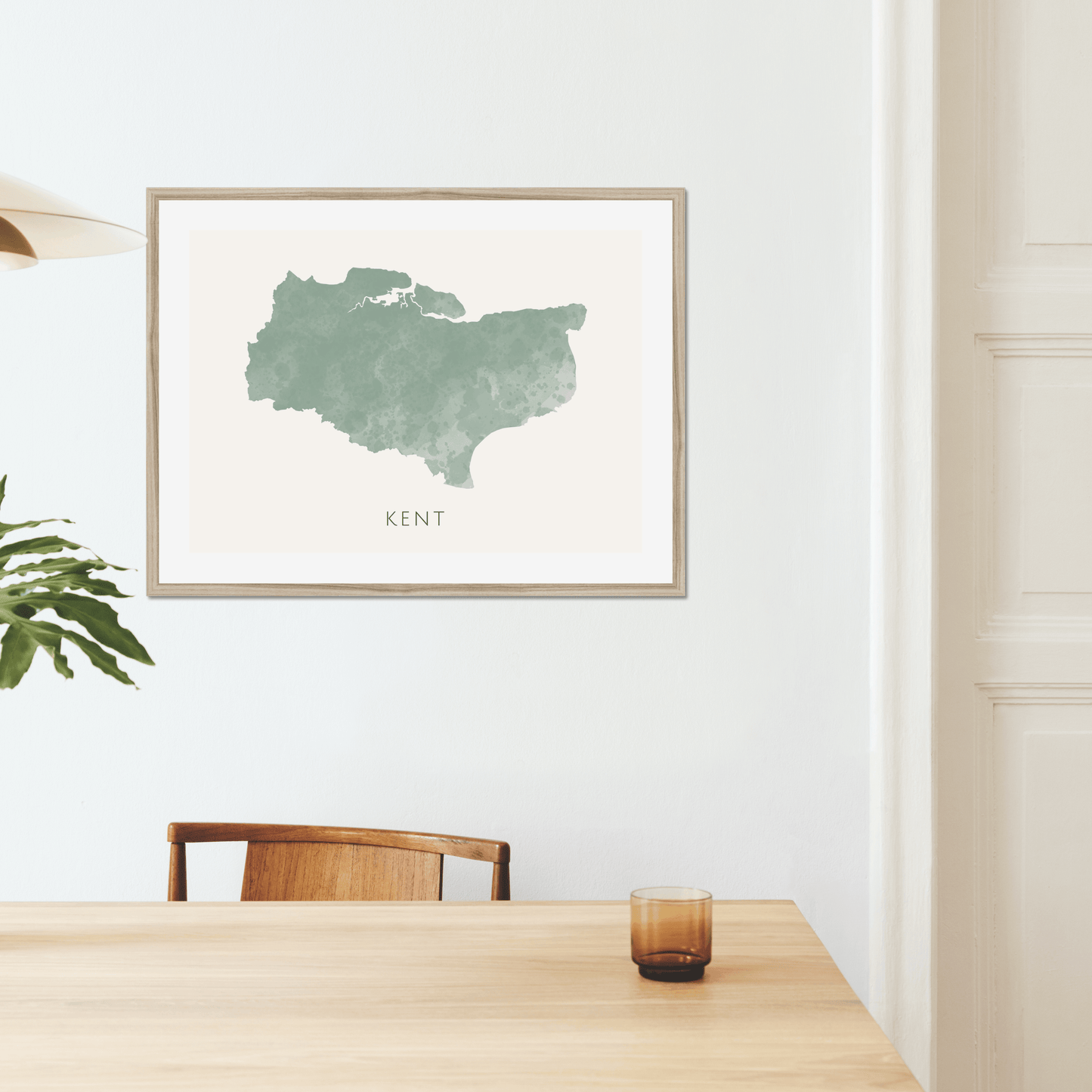 Kent - Framed & Mounted Map