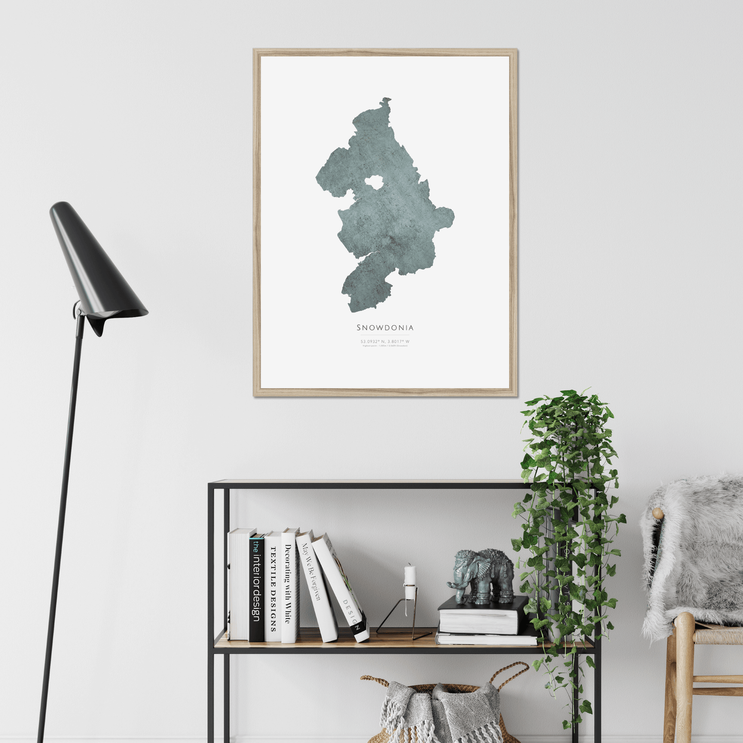 Map of Snowdonia - Fine Art Print