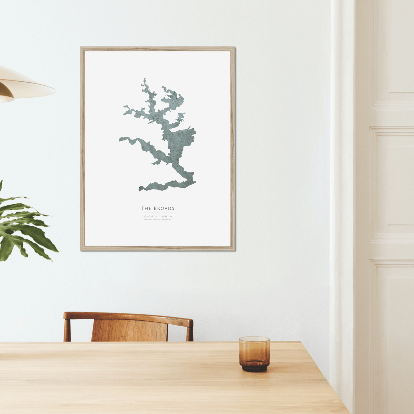 Map of The Broads - Fine Art Print