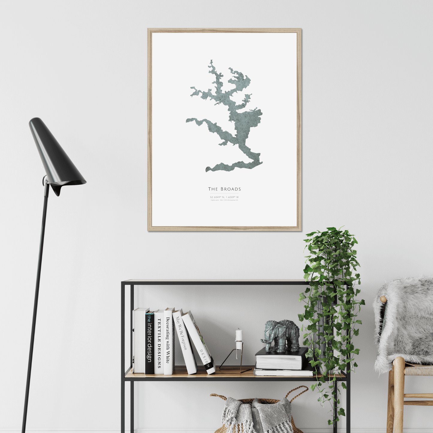Map of The Broads - Fine Art Print