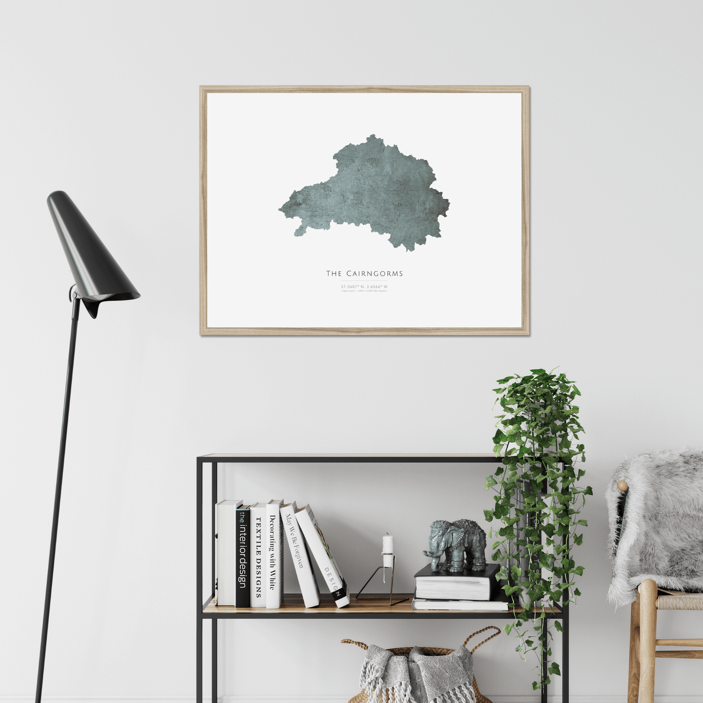 Map of The Cairngorms - Fine Art Print