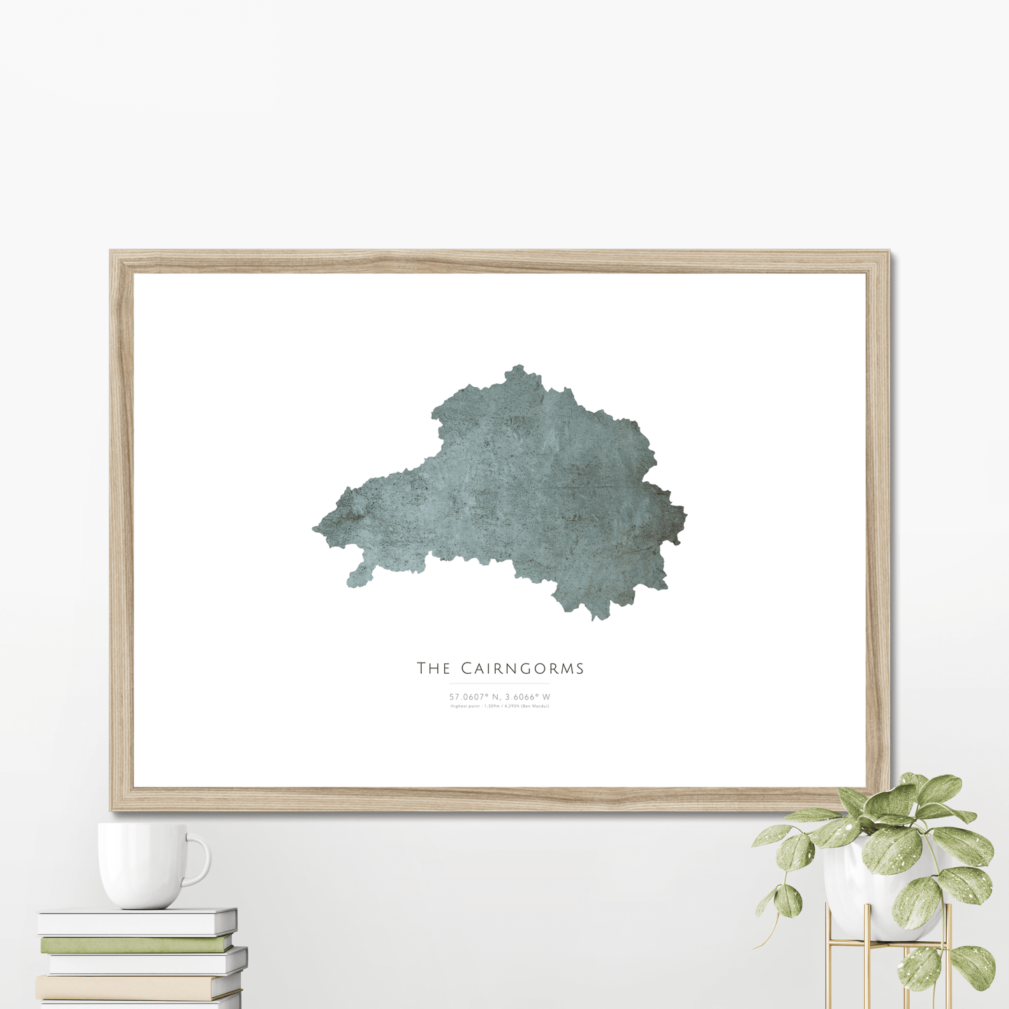 Map of The Cairngorms - Fine Art Print