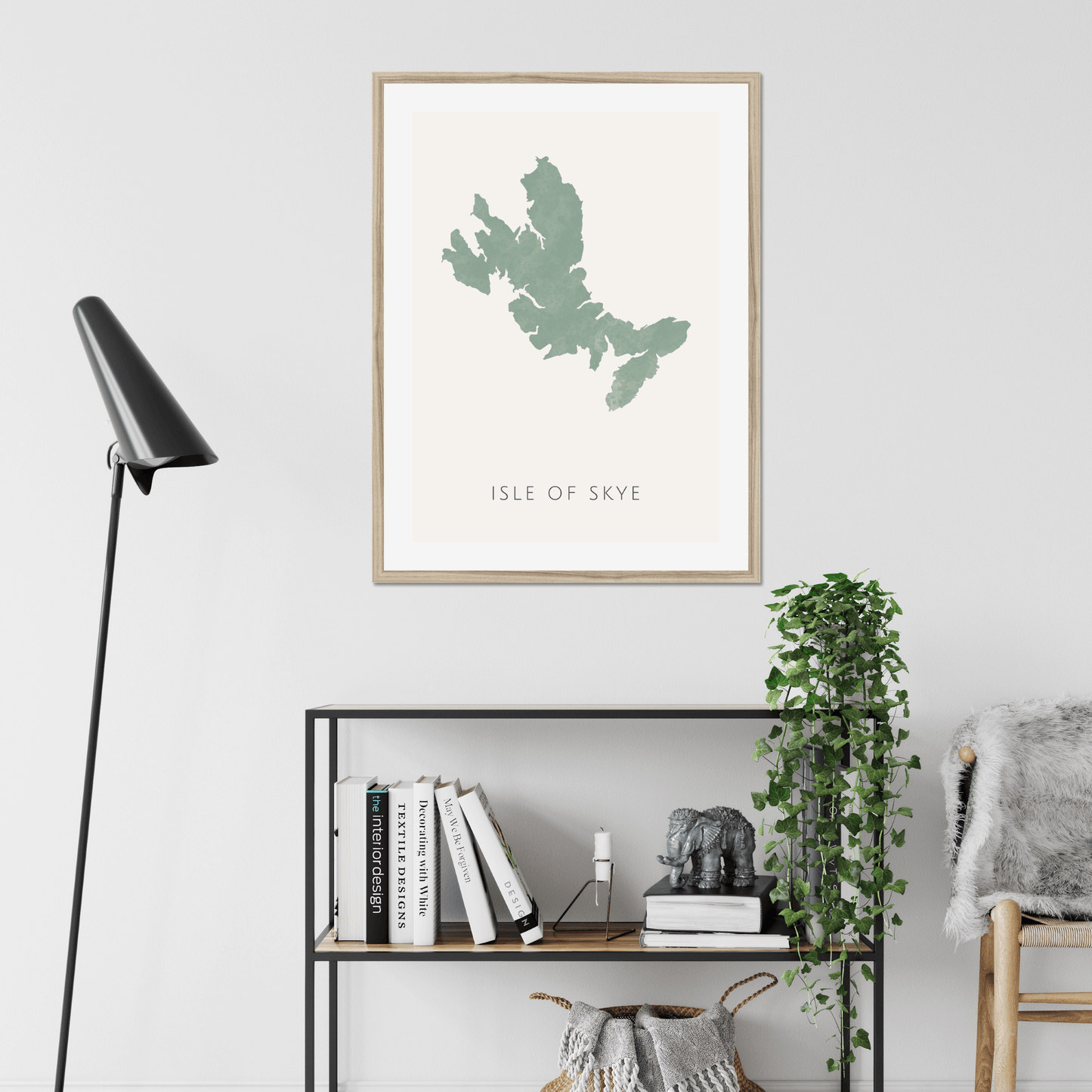 Skye - Framed & Mounted Map