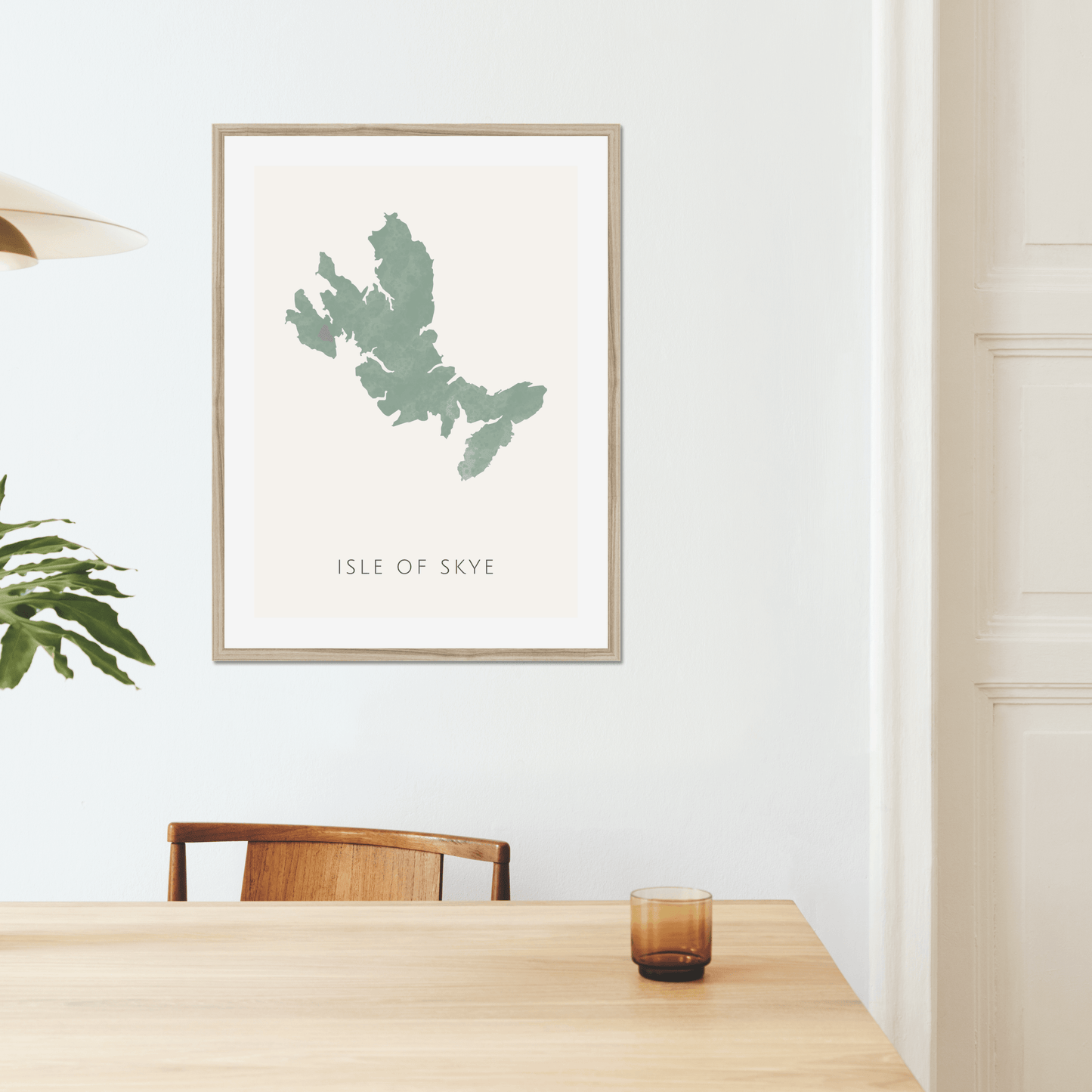 Skye - Framed & Mounted Map