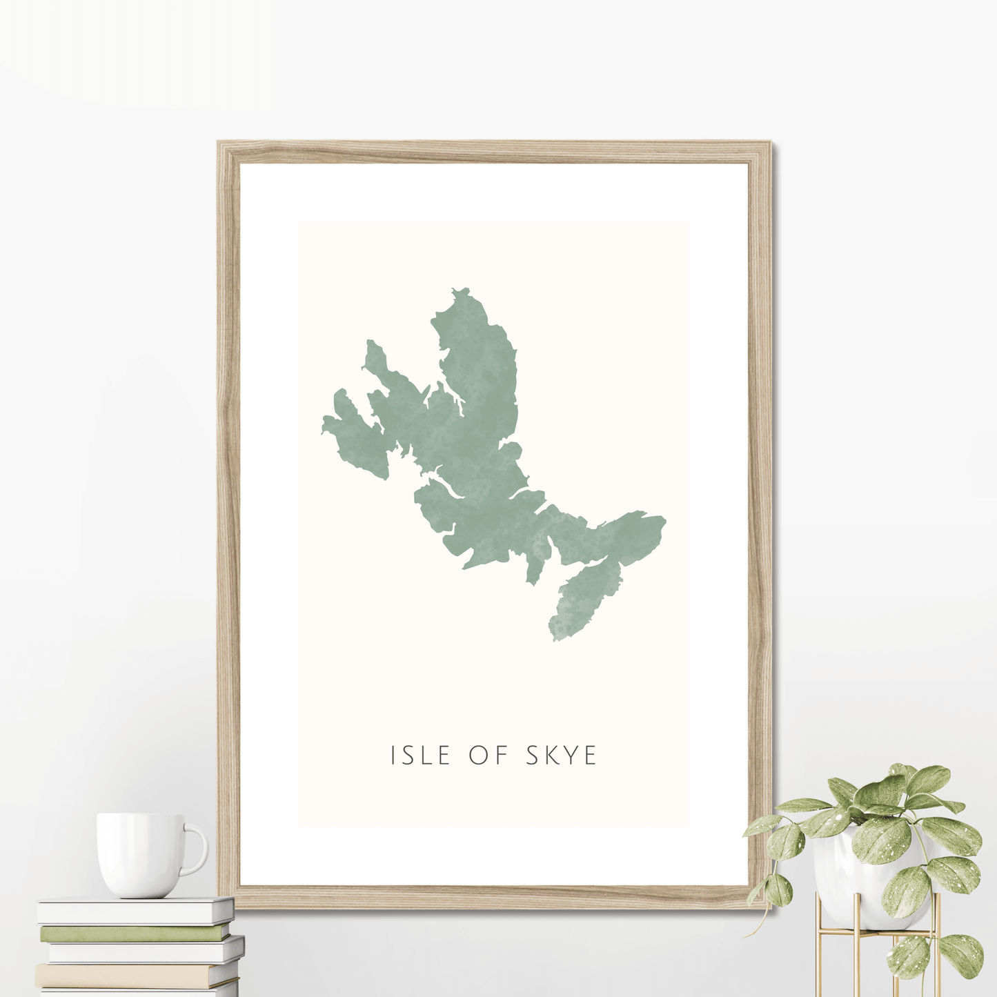 Skye - Framed & Mounted Map
