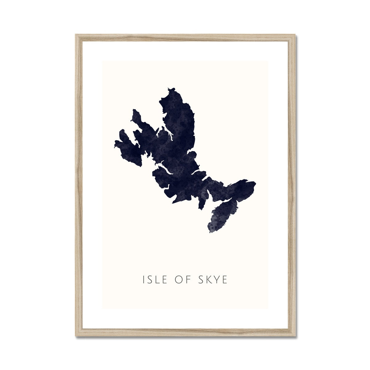 Skye - Framed & Mounted Map