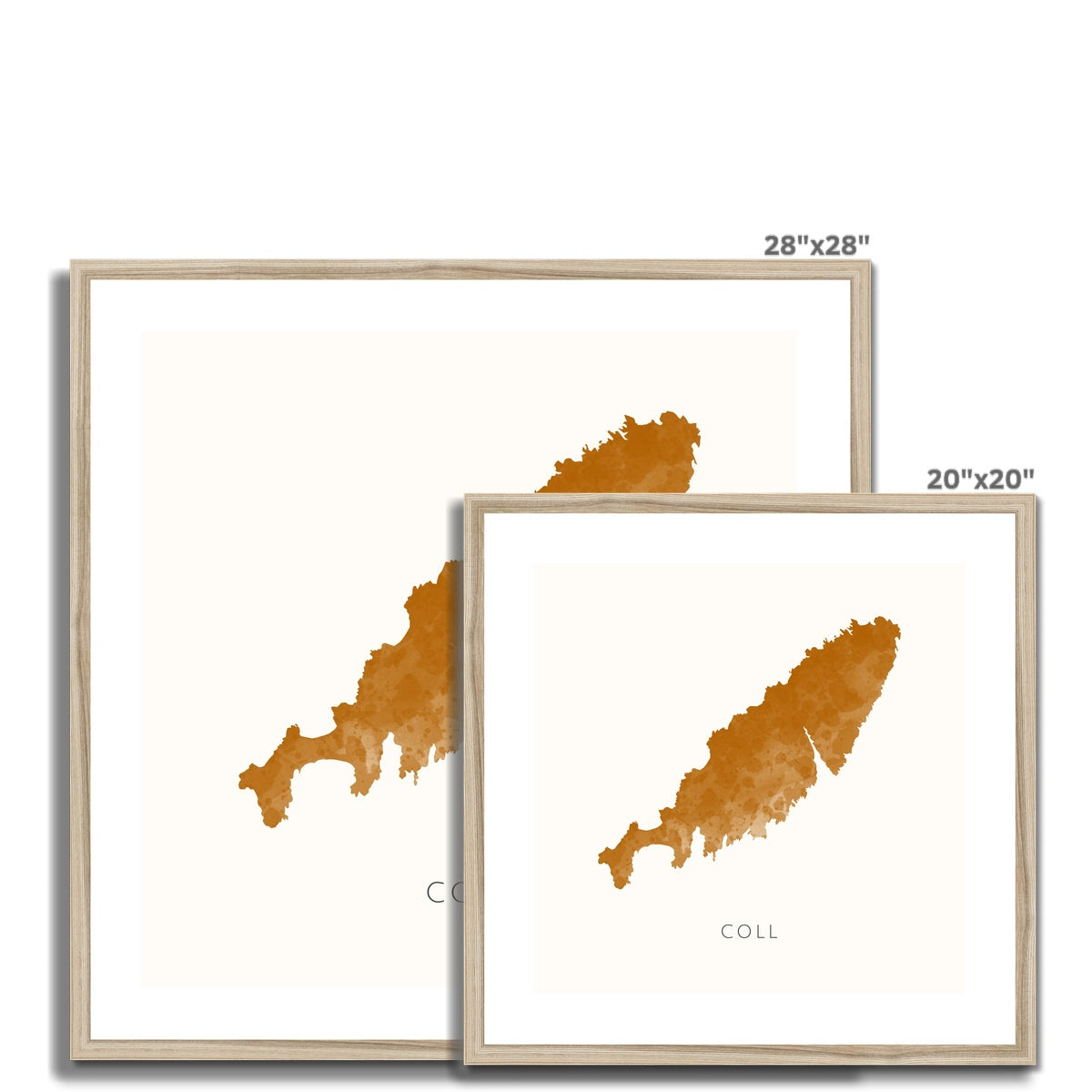 Coll - Framed & Mounted Map